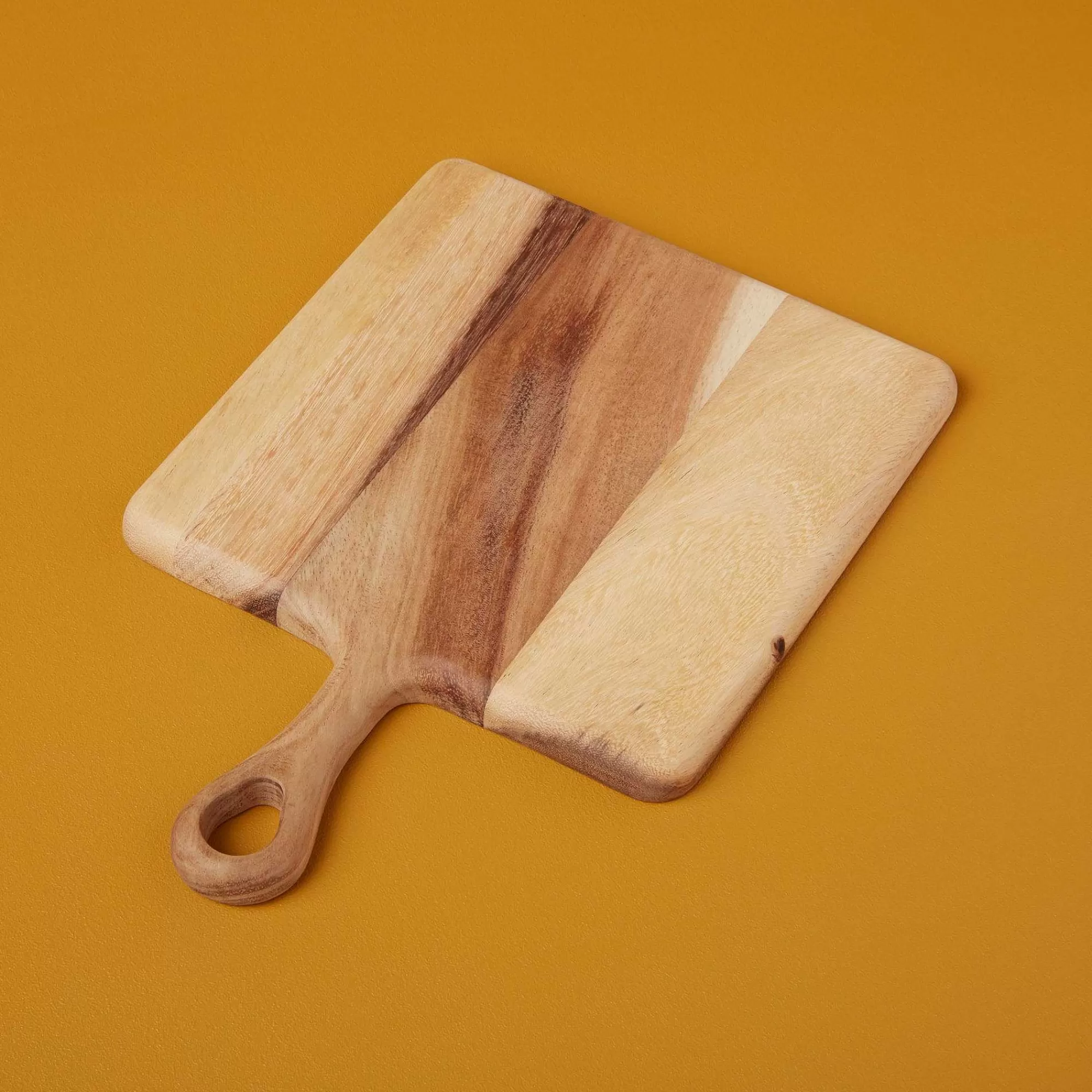 Be Home Wood Serving Boards<Acacia Small Square Serving Board