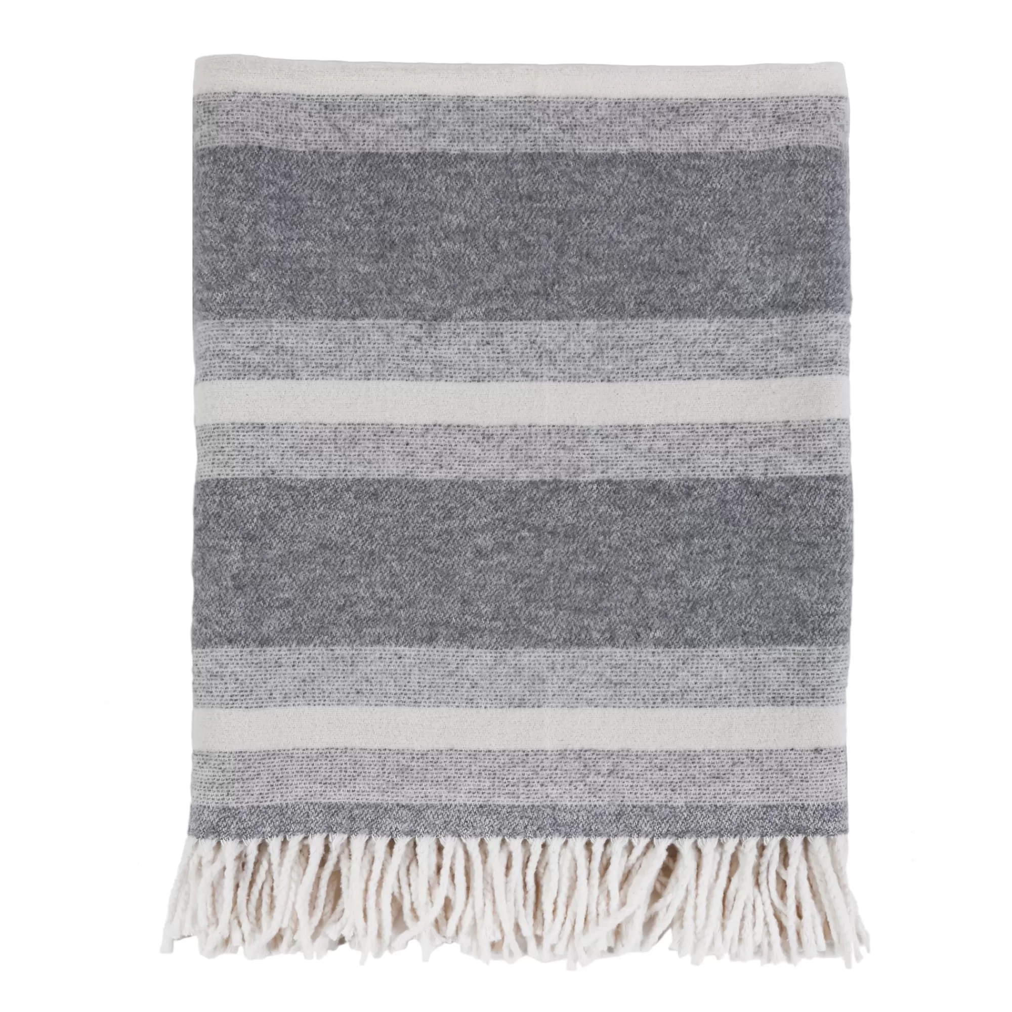 Best Sale Be Home Alpine Throw, Grey and Ivory