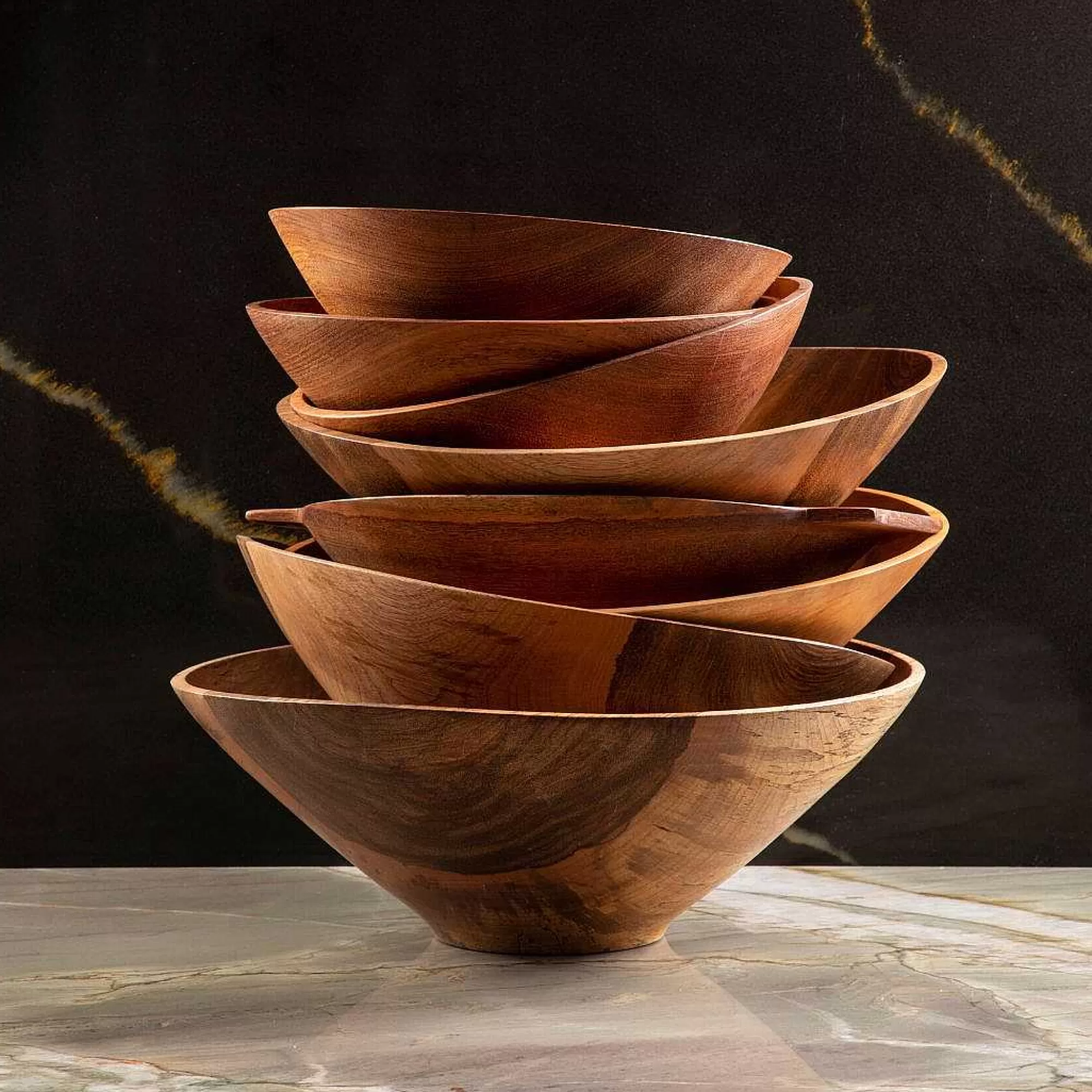 Be Home Wood Serving Bowls<Azucar Cherry Wood Oversized Bowl