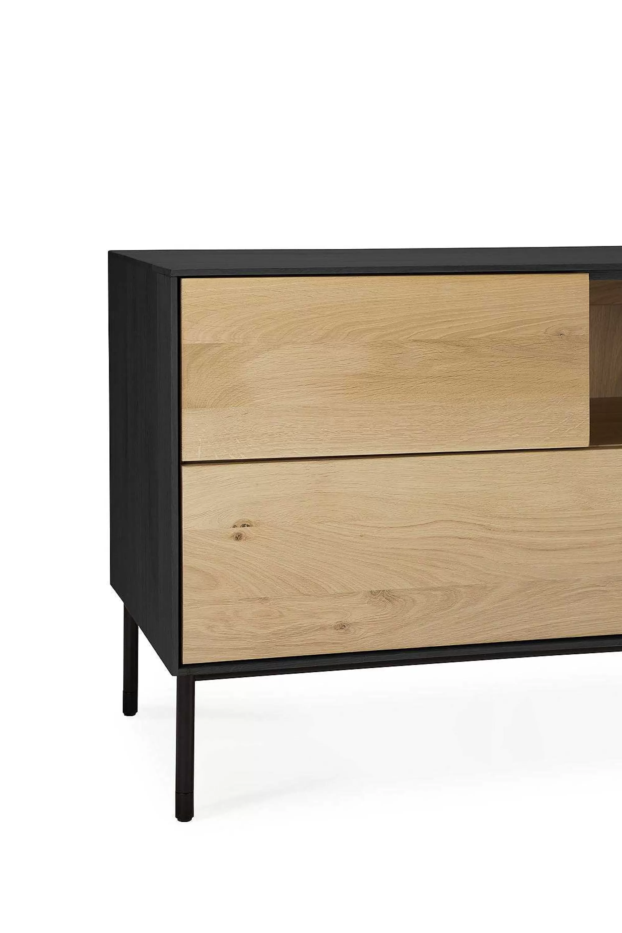 Be Home Media Consoles<Blackbird Solid Black Oak Media Console