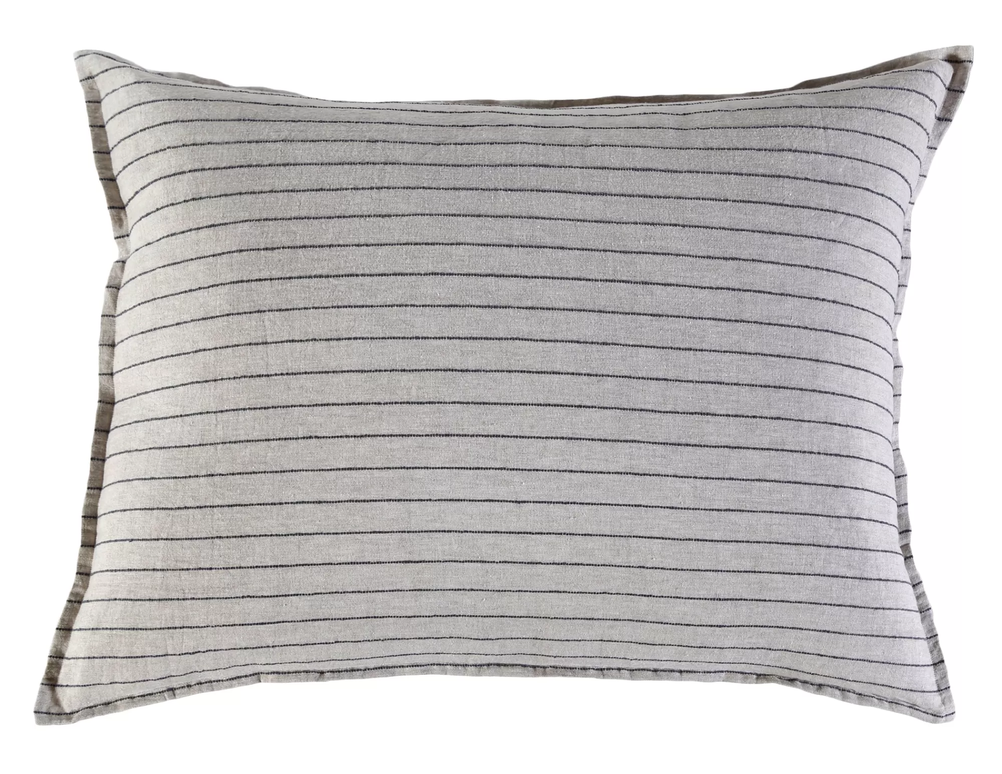 Best Be Home Blake Standard Sham, Flax & Midnight