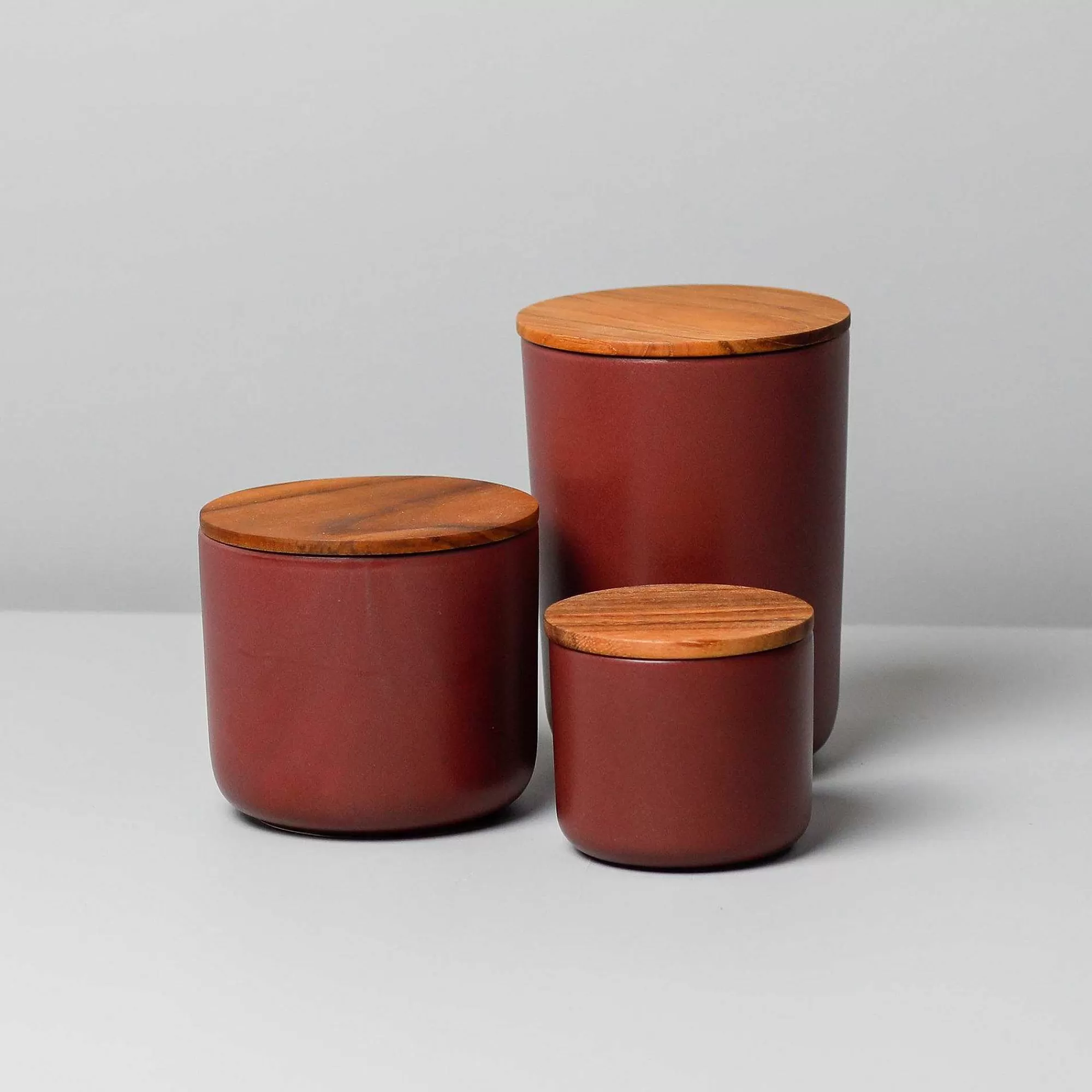 Be Home Canisters<Brampton Stoneware Extra Large Canister, Burgundy