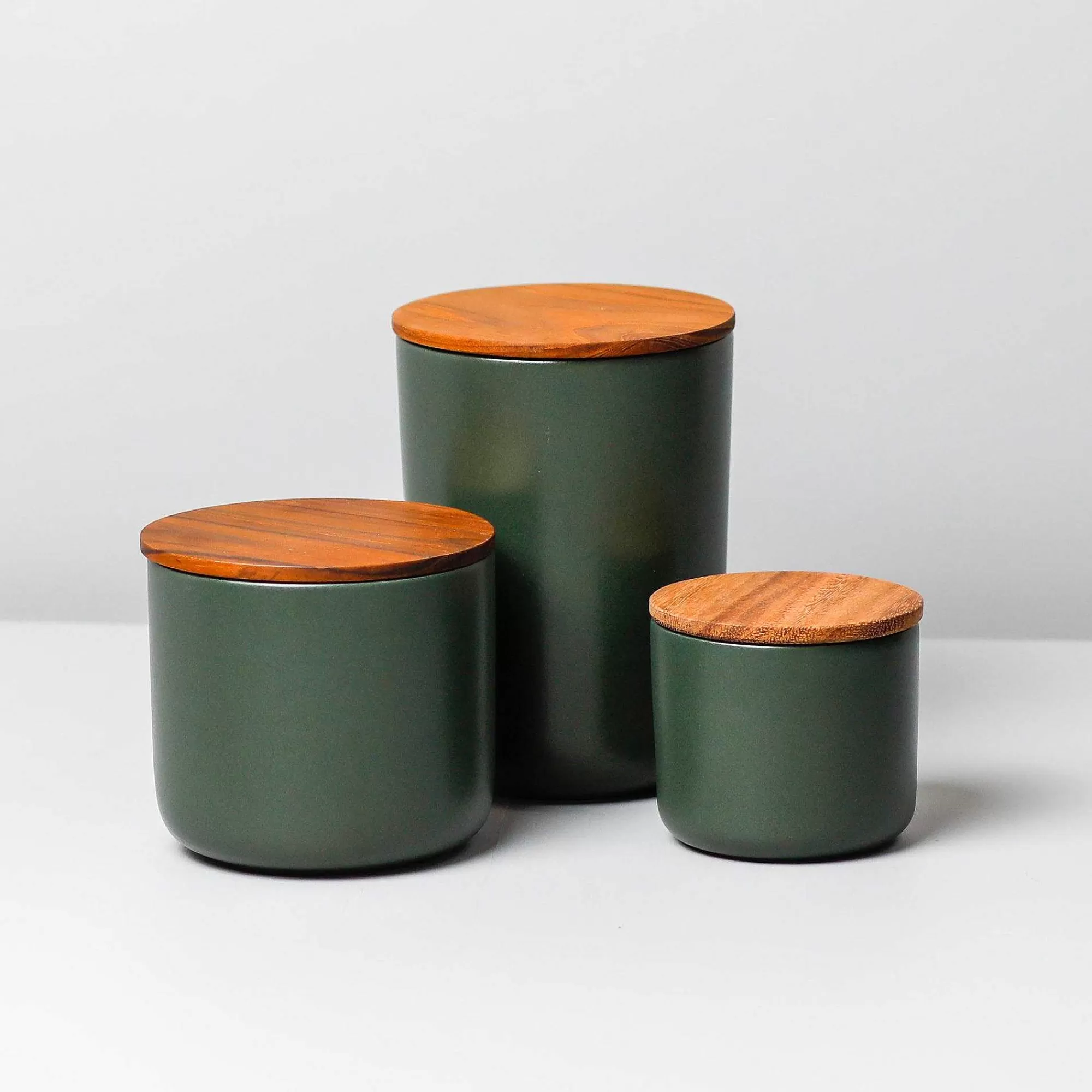 Be Home Canisters<Brampton Stoneware Extra Large Canister, Forest Green