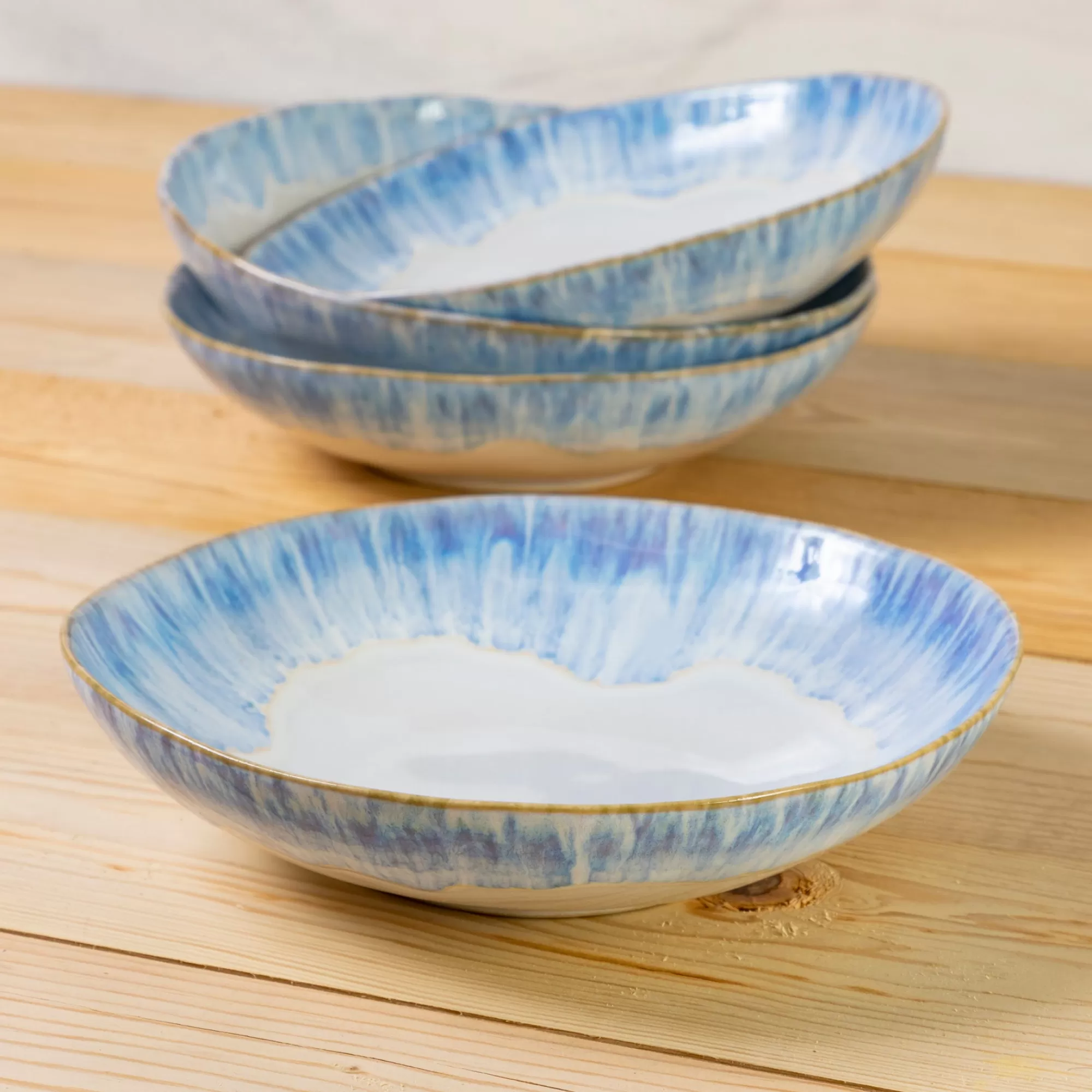 Outlet Be Home Brisa Pasta Bowl, Ria Blue, Set of 6