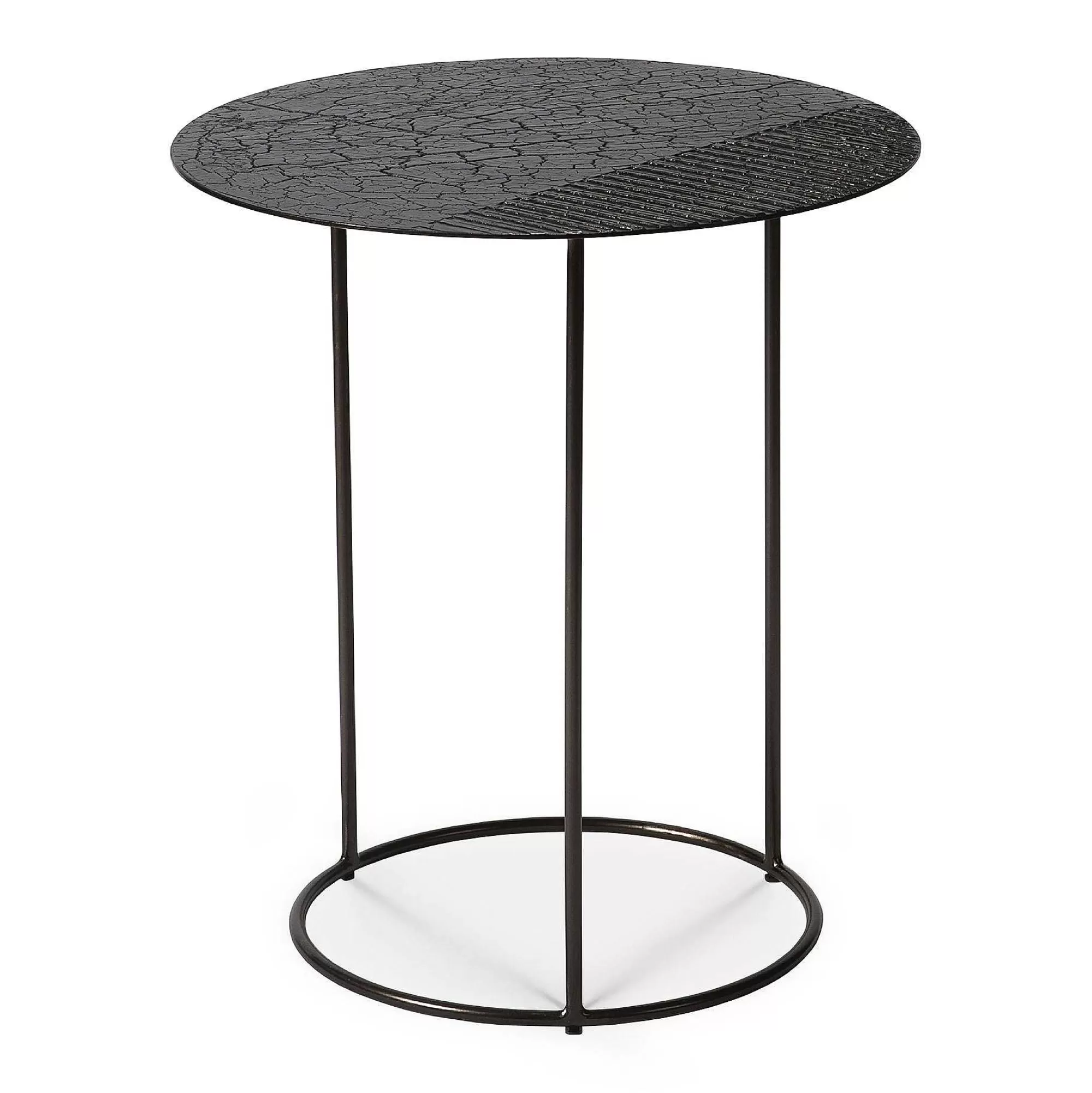 Be Home Side Tables<Celeste Side Table, Black Lava & Linear