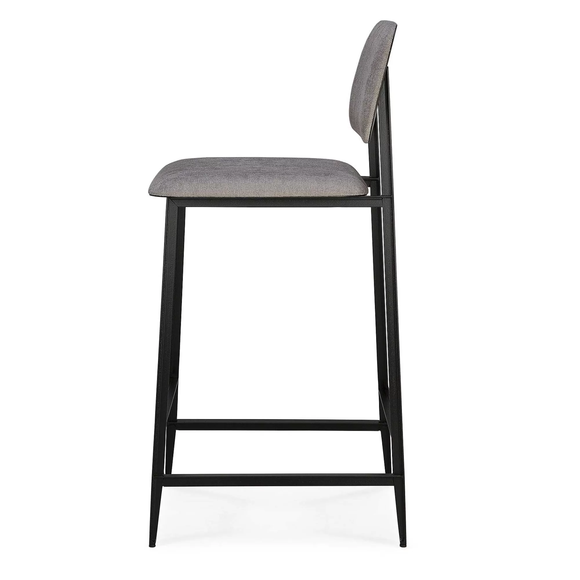 Be Home Stools<DC Fabric Counter Stool, Light Grey