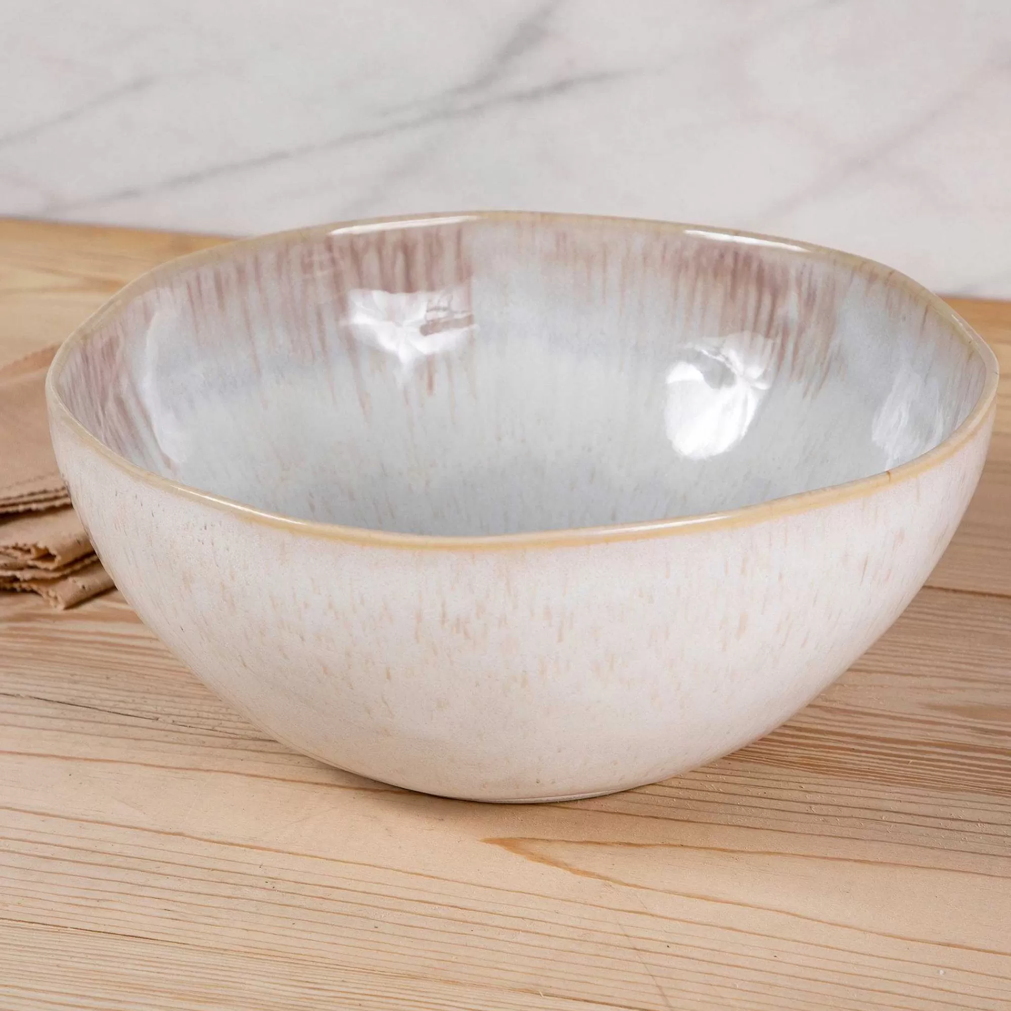 Be Home Stoneware Serving Bowls<Eivissa Reactive Glaze Serving Bowl