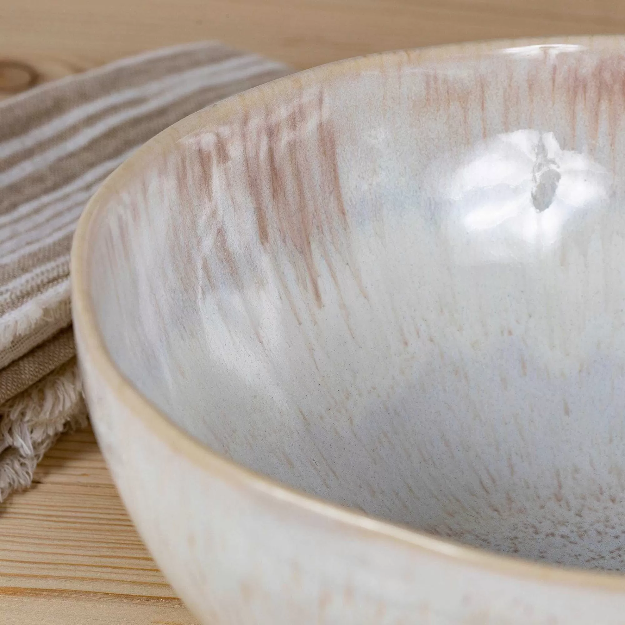 Be Home Stoneware Serving Bowls<Eivissa Reactive Glaze Serving Bowl