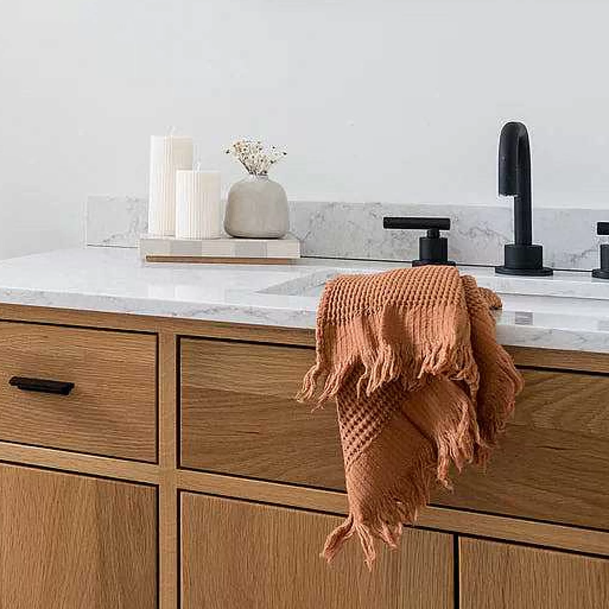 Be Home Bath Hand Towels<Ella Waffle Hand Towel, Sedona