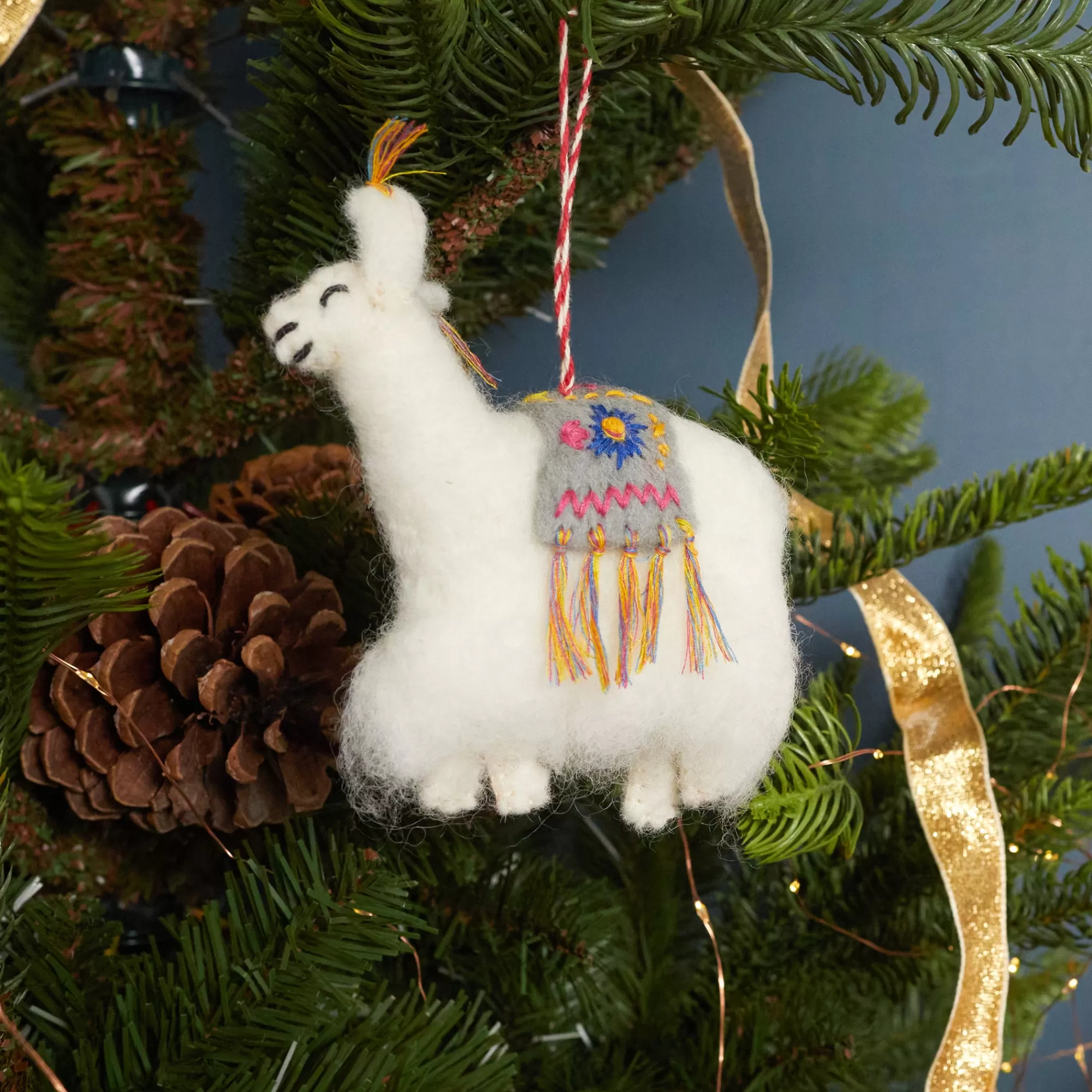 Cheap Be Home Farm Friends Llama Ornament