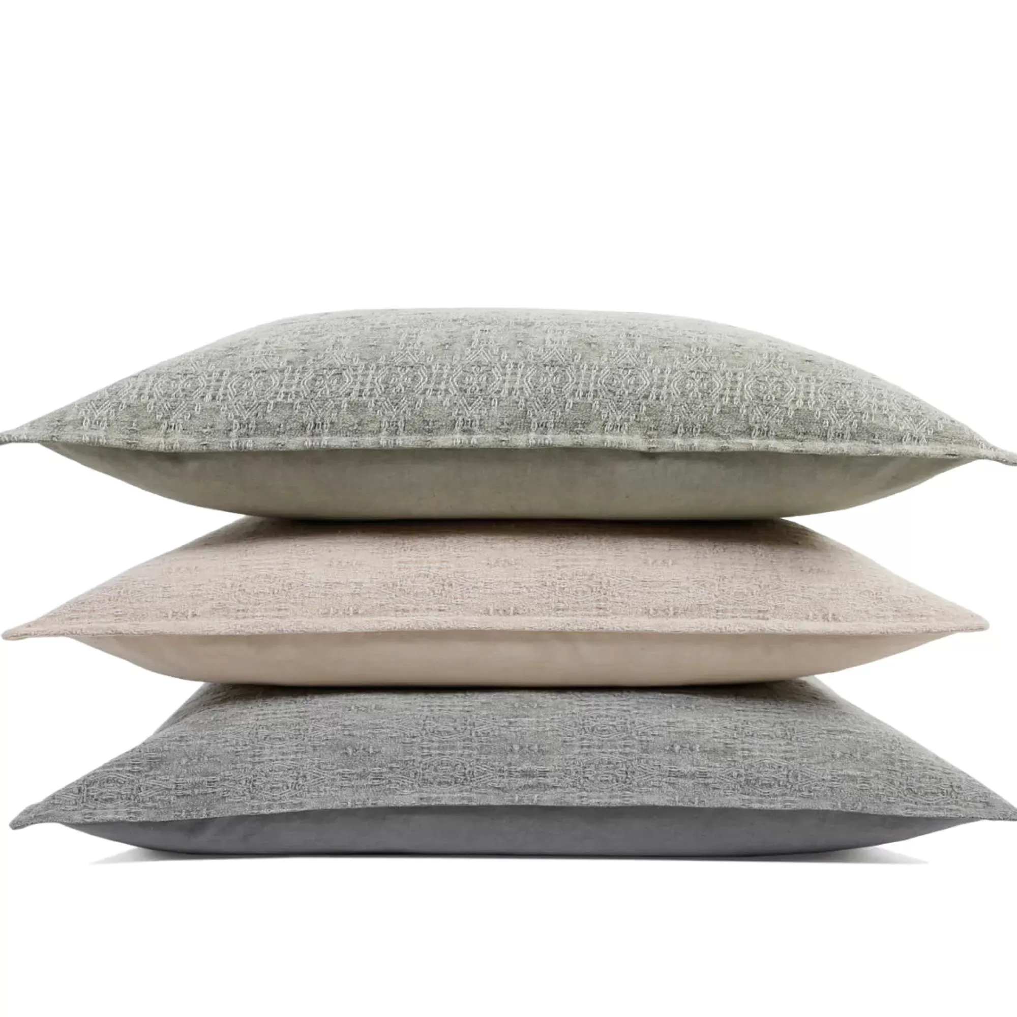 Discount Be Home Fiona Rectangular Pillow, Light Grey