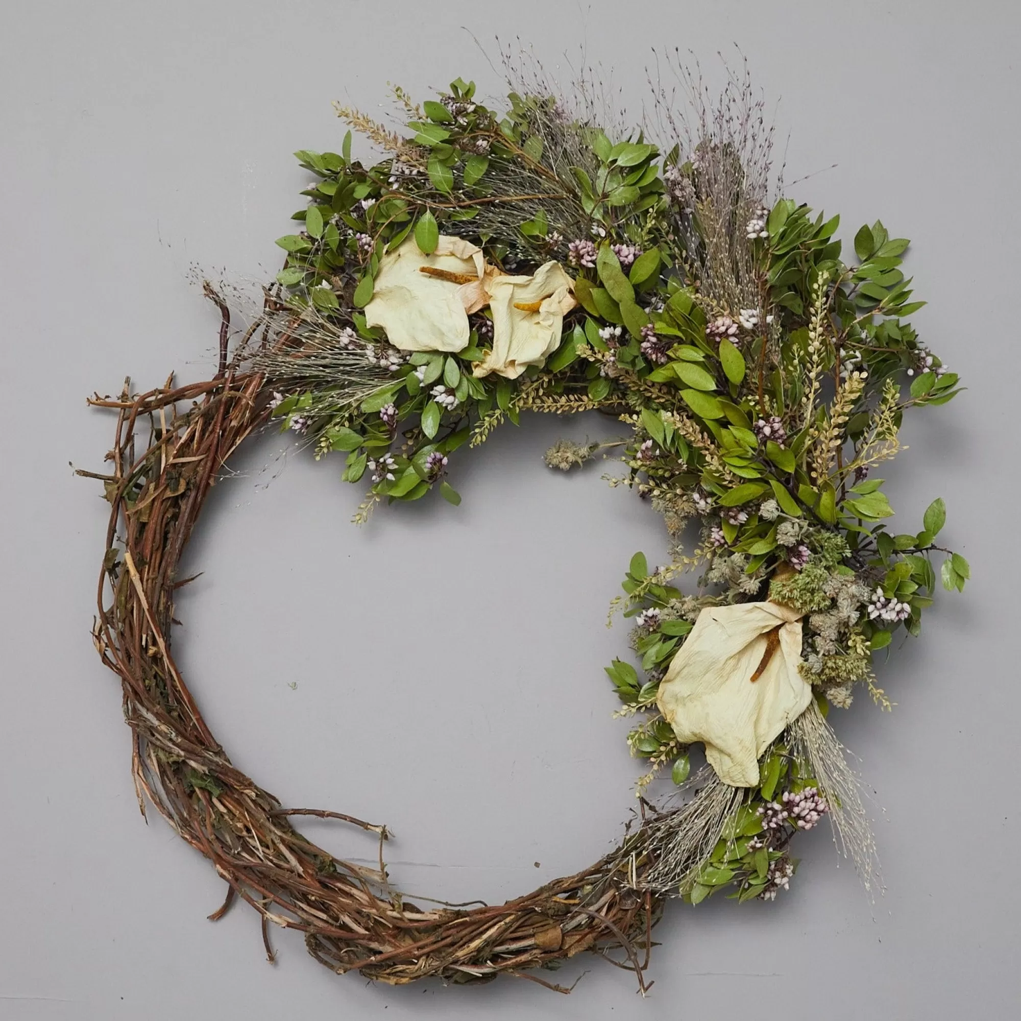 Discount Be Home Foraged Honeysuckle and Calla Lily Wreath