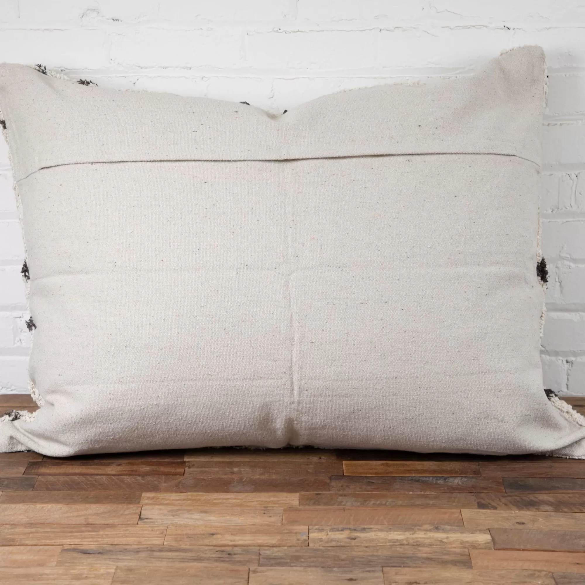 Discount Be Home Freddie Big Pillow, Ivory & Charcoal