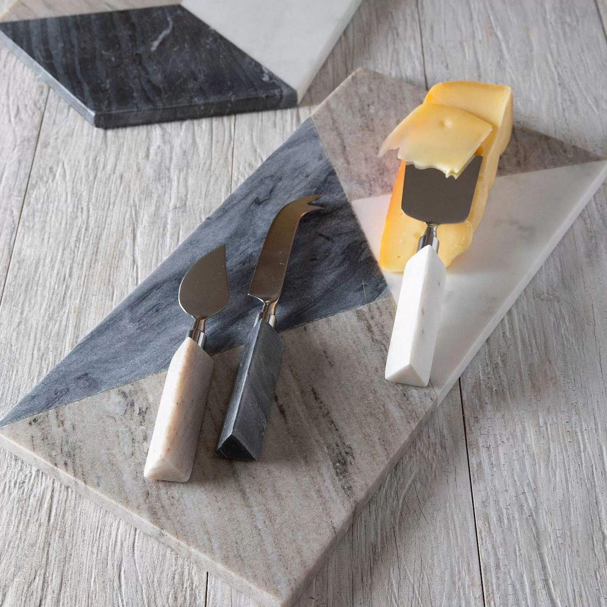 Be Home Cheese Knives & Spreaders<Geometric Marble Cheese Knife Set