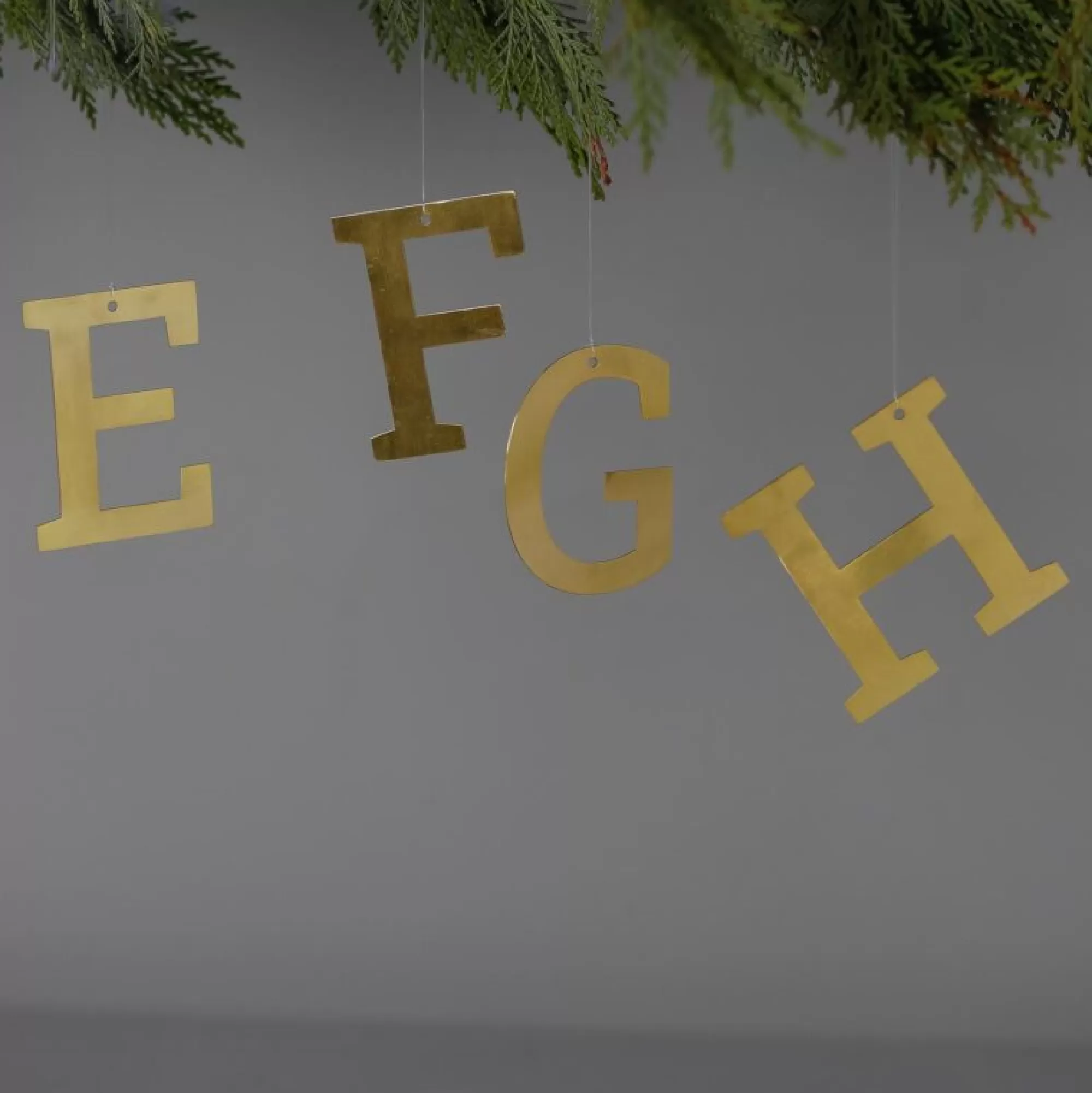 Best Sale Be Home Gold Letter Ornament, E