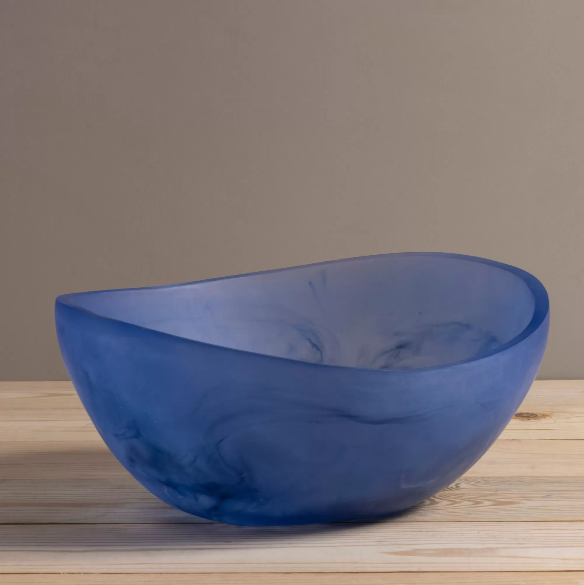 Cheap Be Home Handmade Resin Serving Bowl, Azul