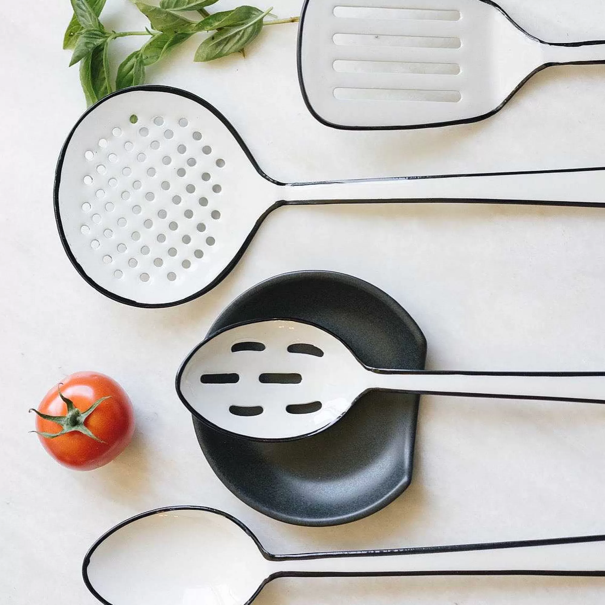 Be Home Cooking Utensils<Harlow Skimmer, White