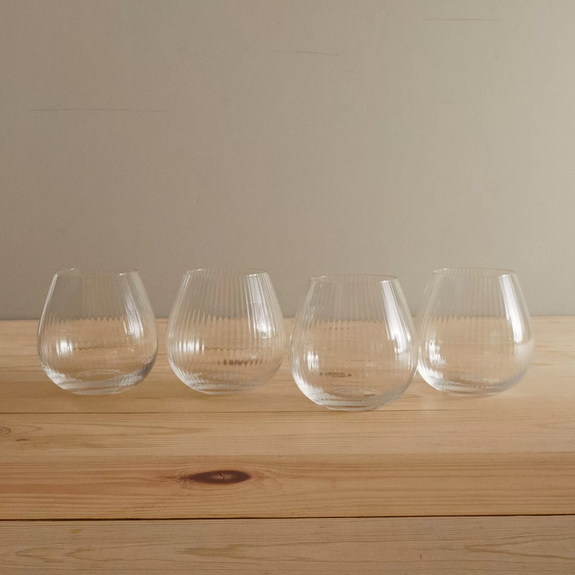 Outlet Be Home Hayworth Stemless Wine Glass, Set of 6