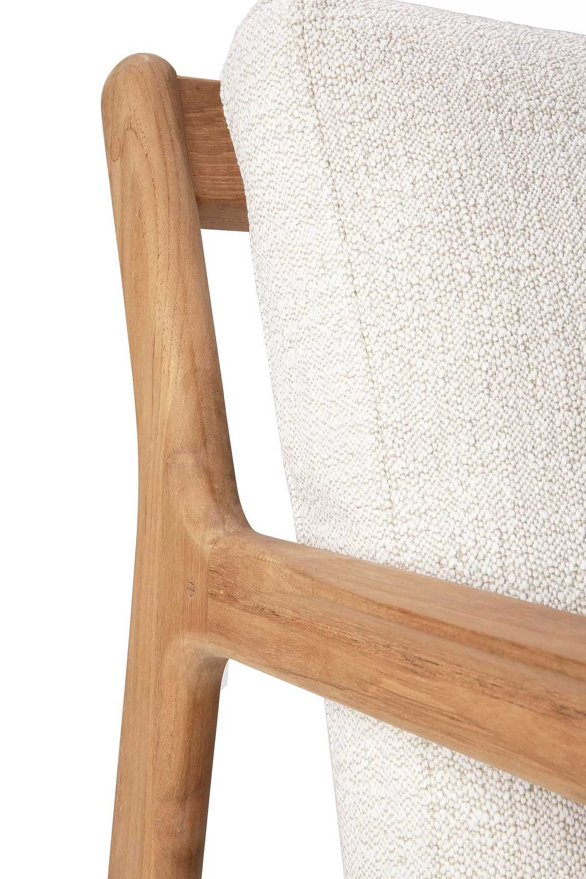 Be Home Outdoor Lounge Furniture<Jack Solid Teak Outdoor 2 Seater Sofa, Off White Fabric