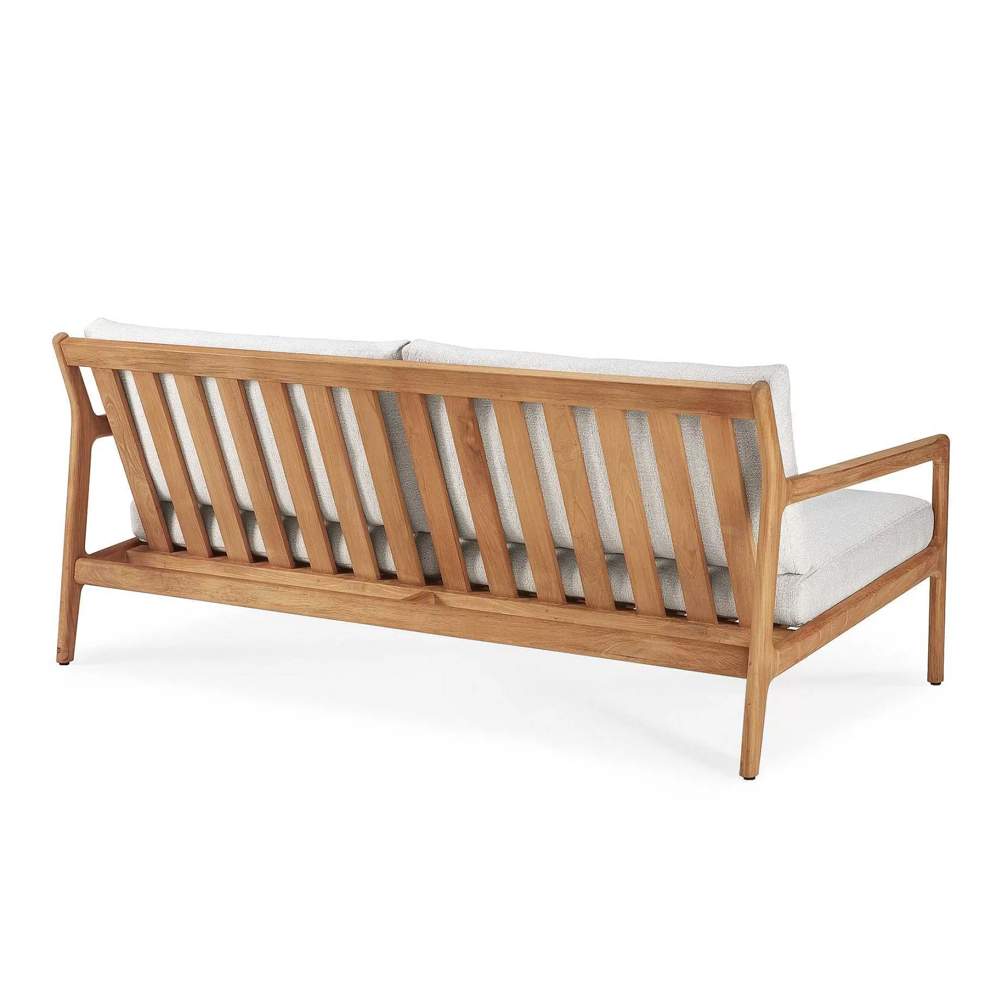 Be Home Outdoor Lounge Furniture<Jack Solid Teak Outdoor 2 Seater Sofa, Off White Fabric