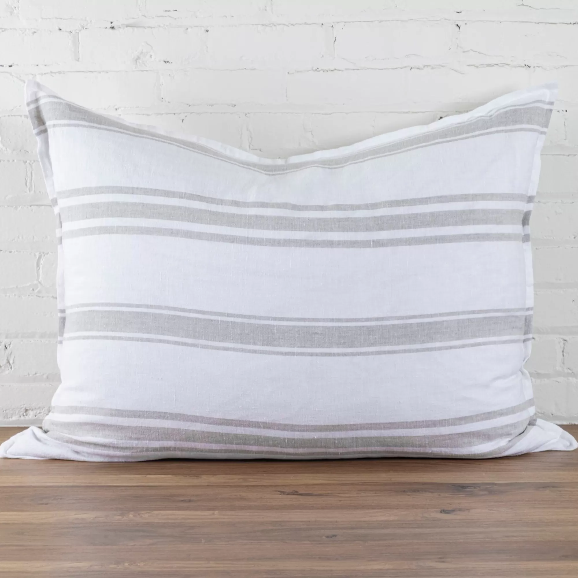 Best Sale Be Home Jackson Big Pillow, White & Natural