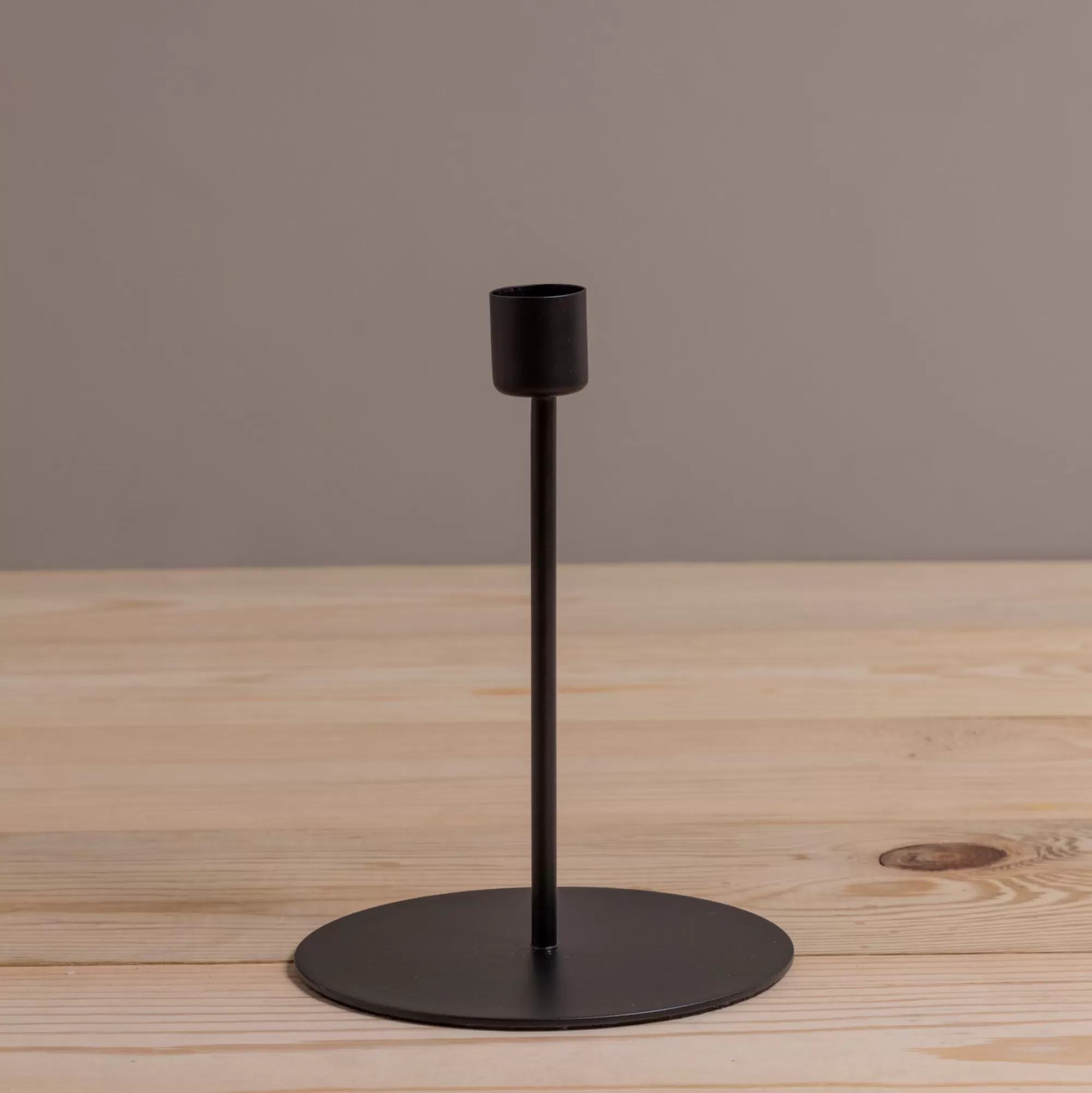 Discount Be Home Kent Black Taper Candle Holder, Tall