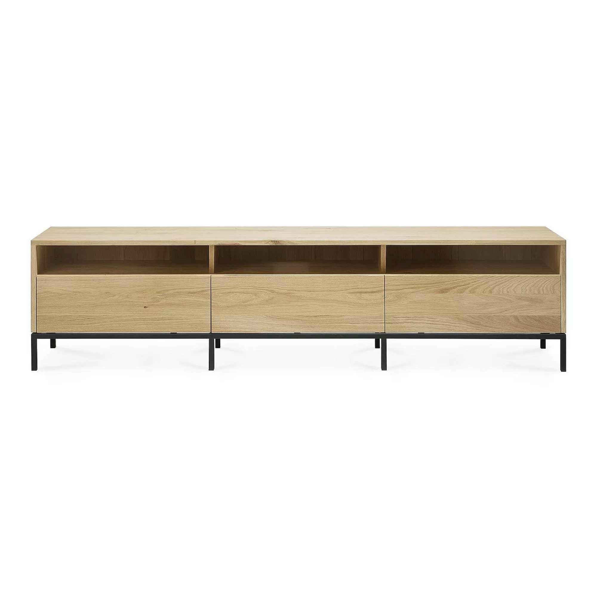 Be Home Media Consoles<Ligna Solid Oak Media Console, 83"