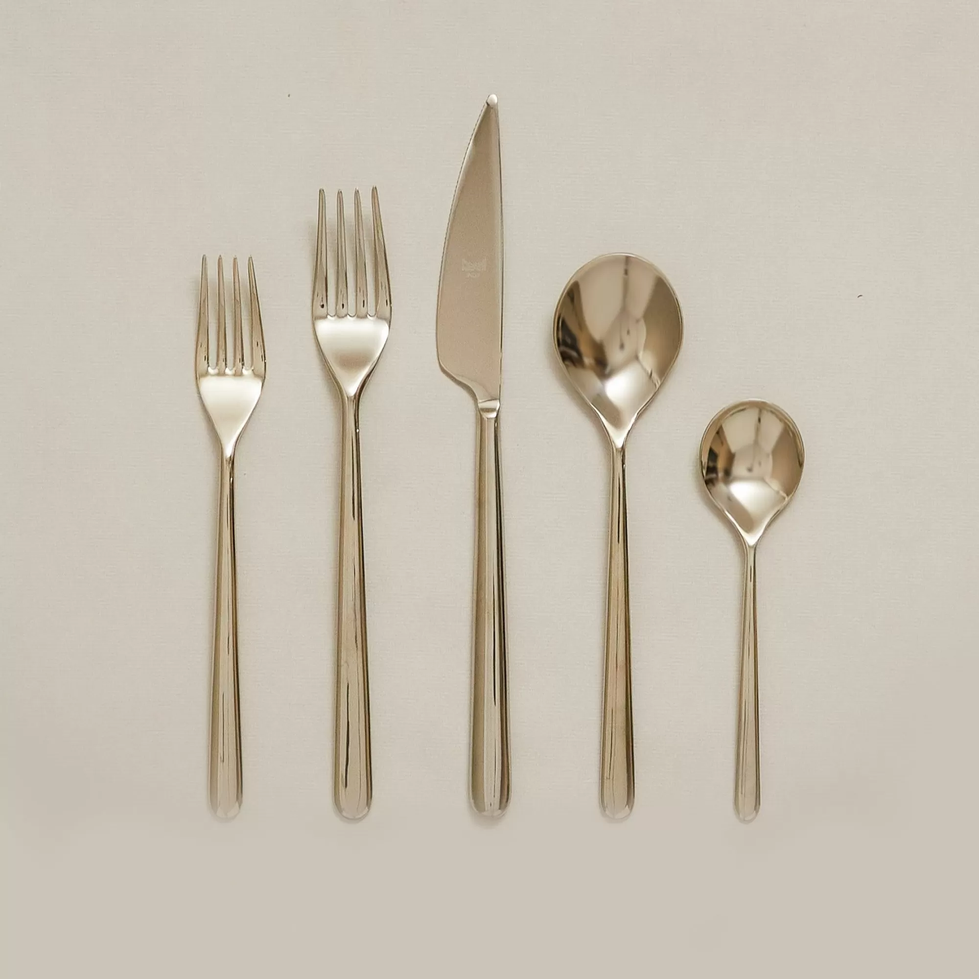 Best Be Home Linea Champagne Flatware Set