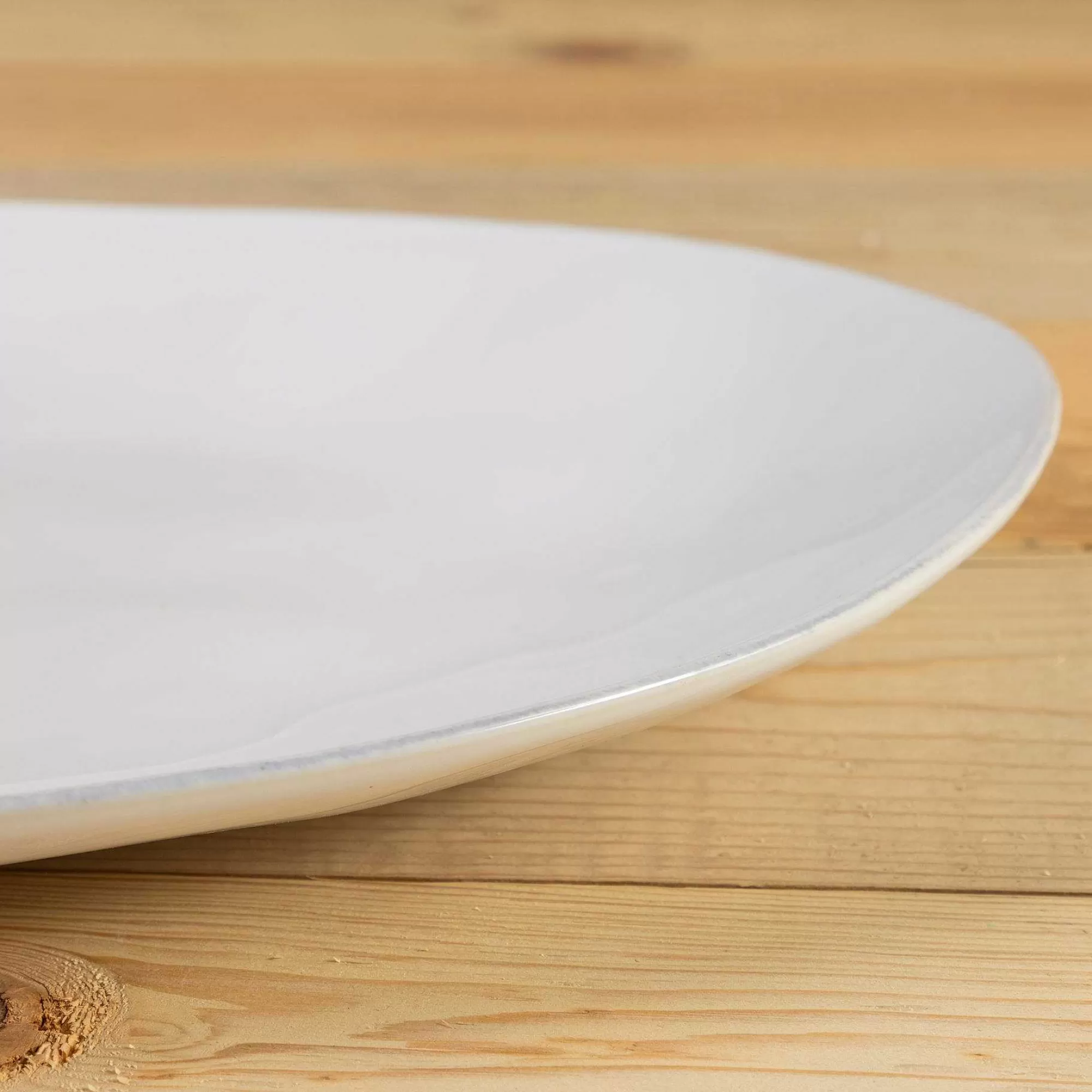 Be Home Serving Platters<Livia 18" Oval Platter, White