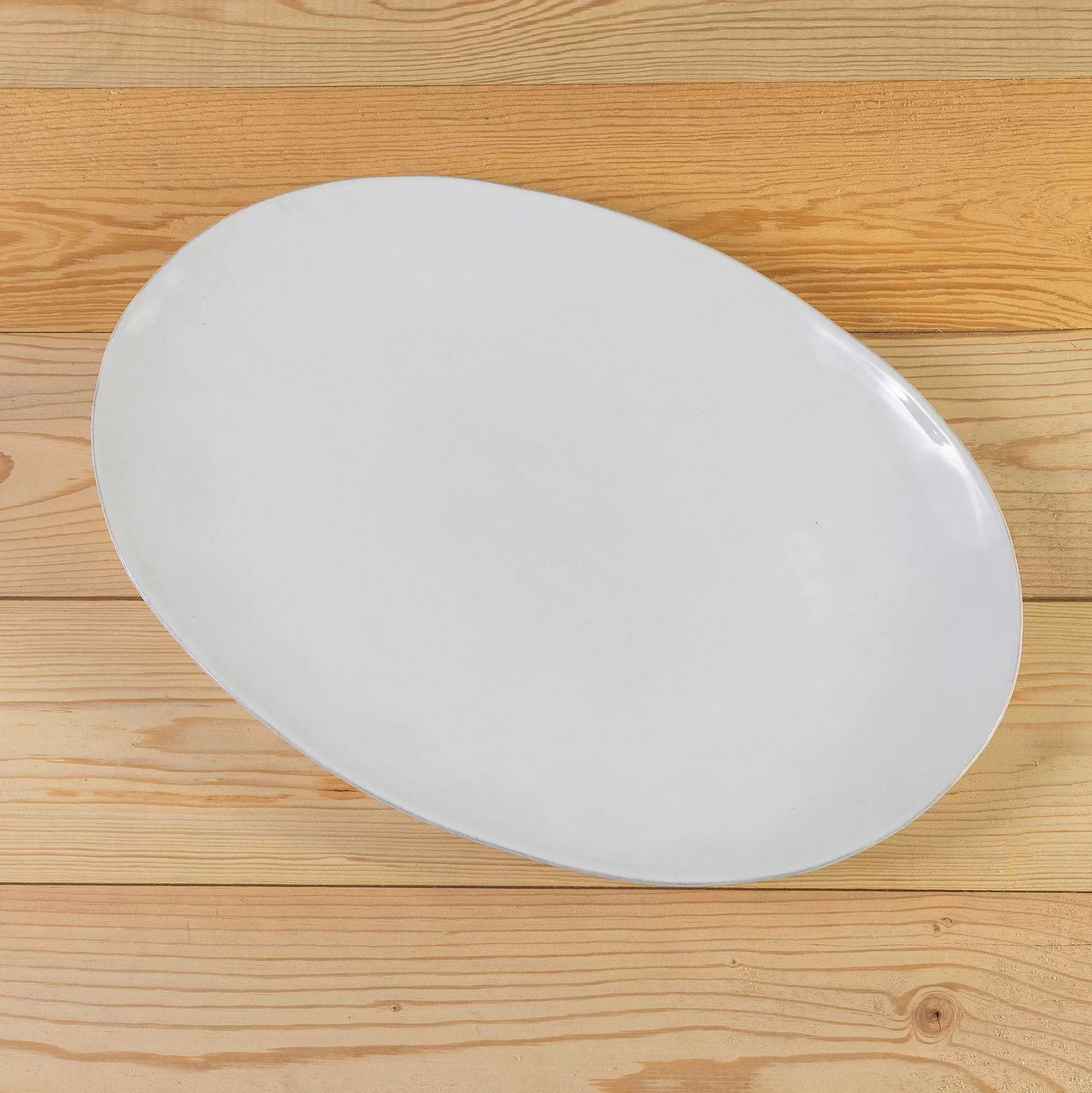 Be Home Serving Platters<Livia 18" Oval Platter, White