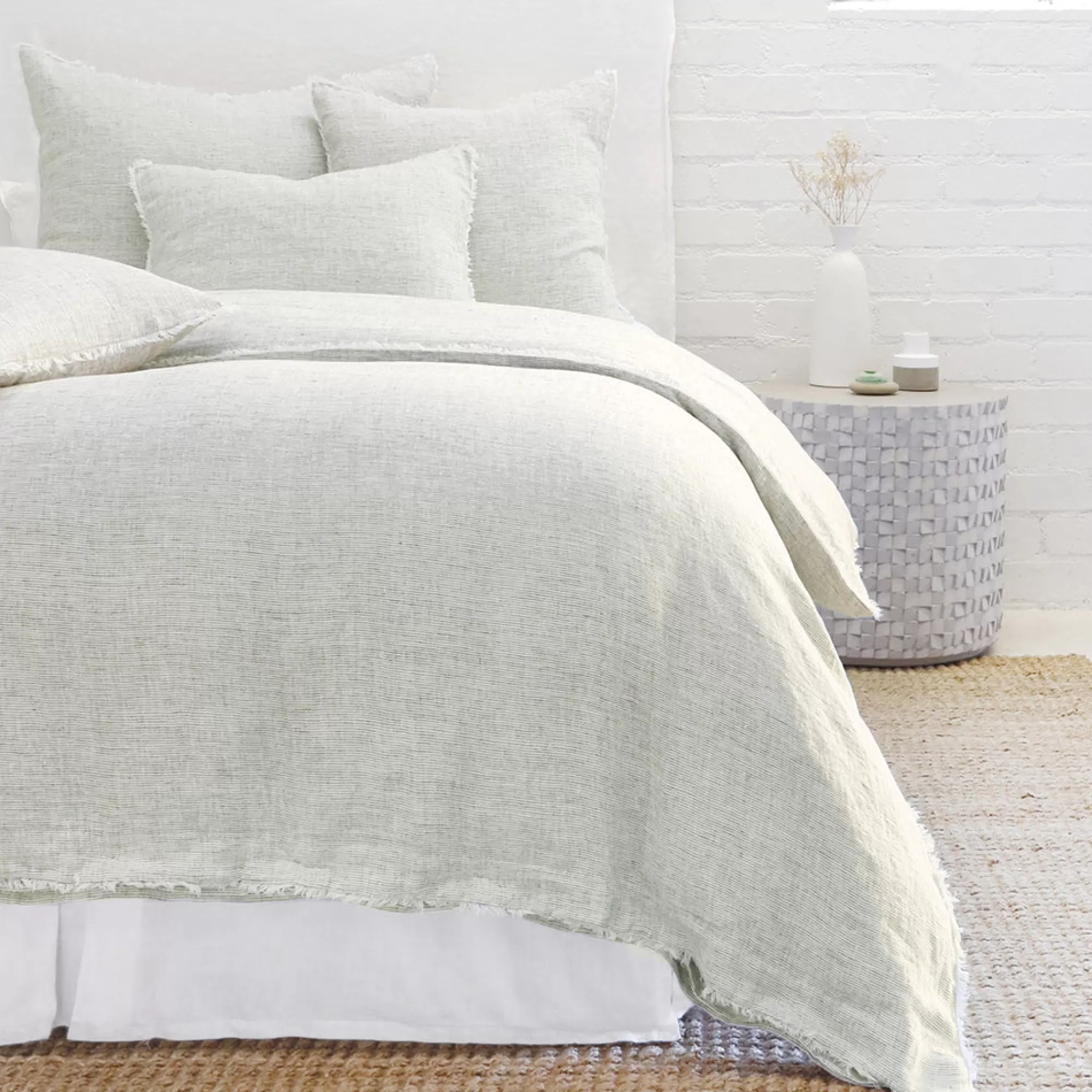 Best Sale Be Home Logan King Duvet, Olive