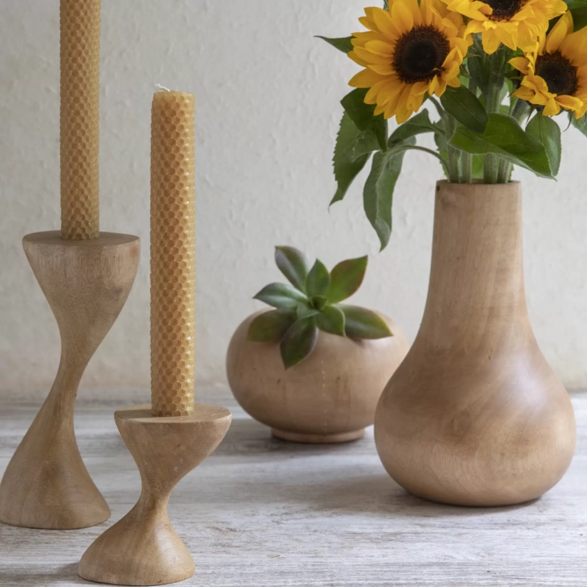 Flash Sale Be Home Mango Wood Bulb Vase