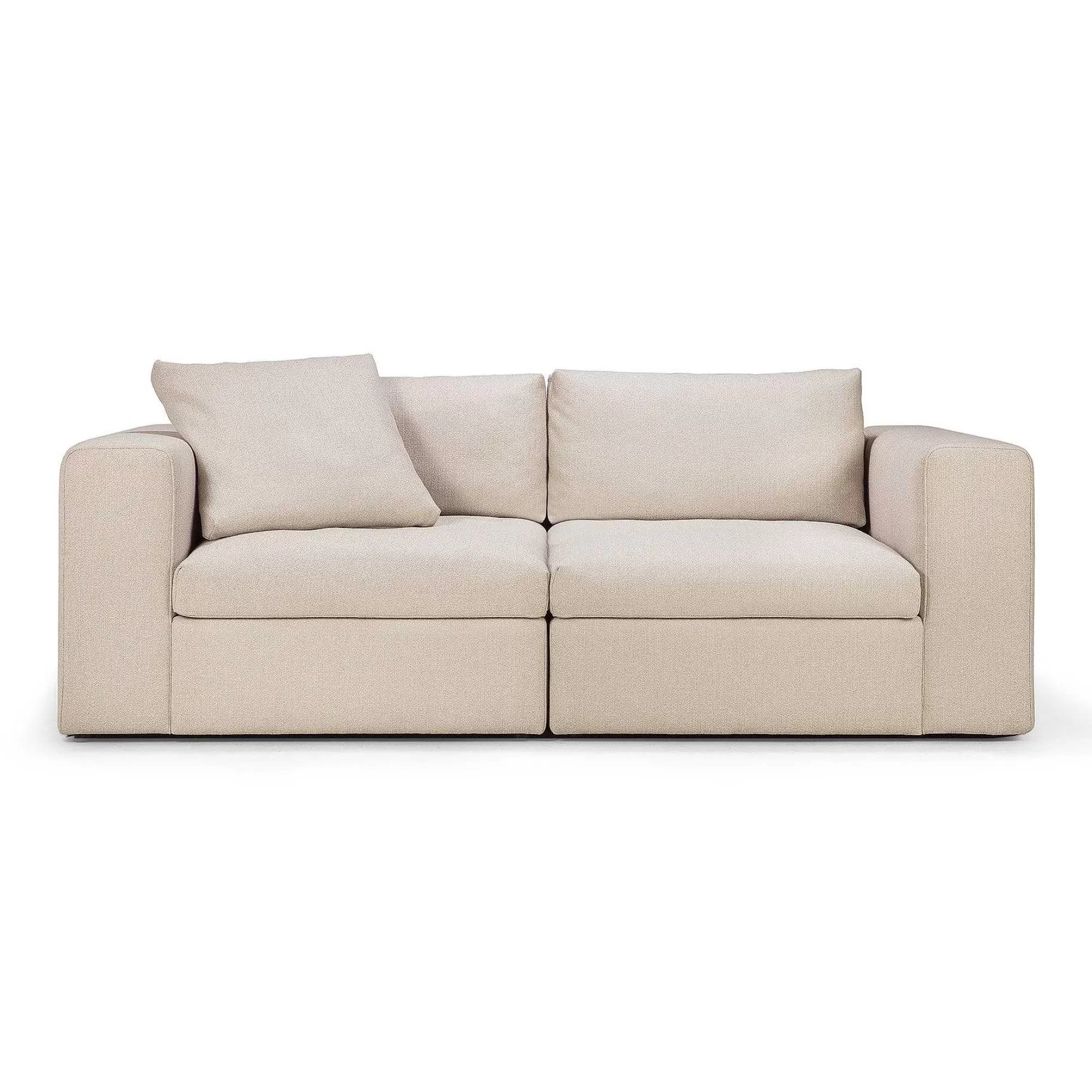Be Home Sofas<Mellow End Seater With Right Arm Eco Fabric Sofa, Off White