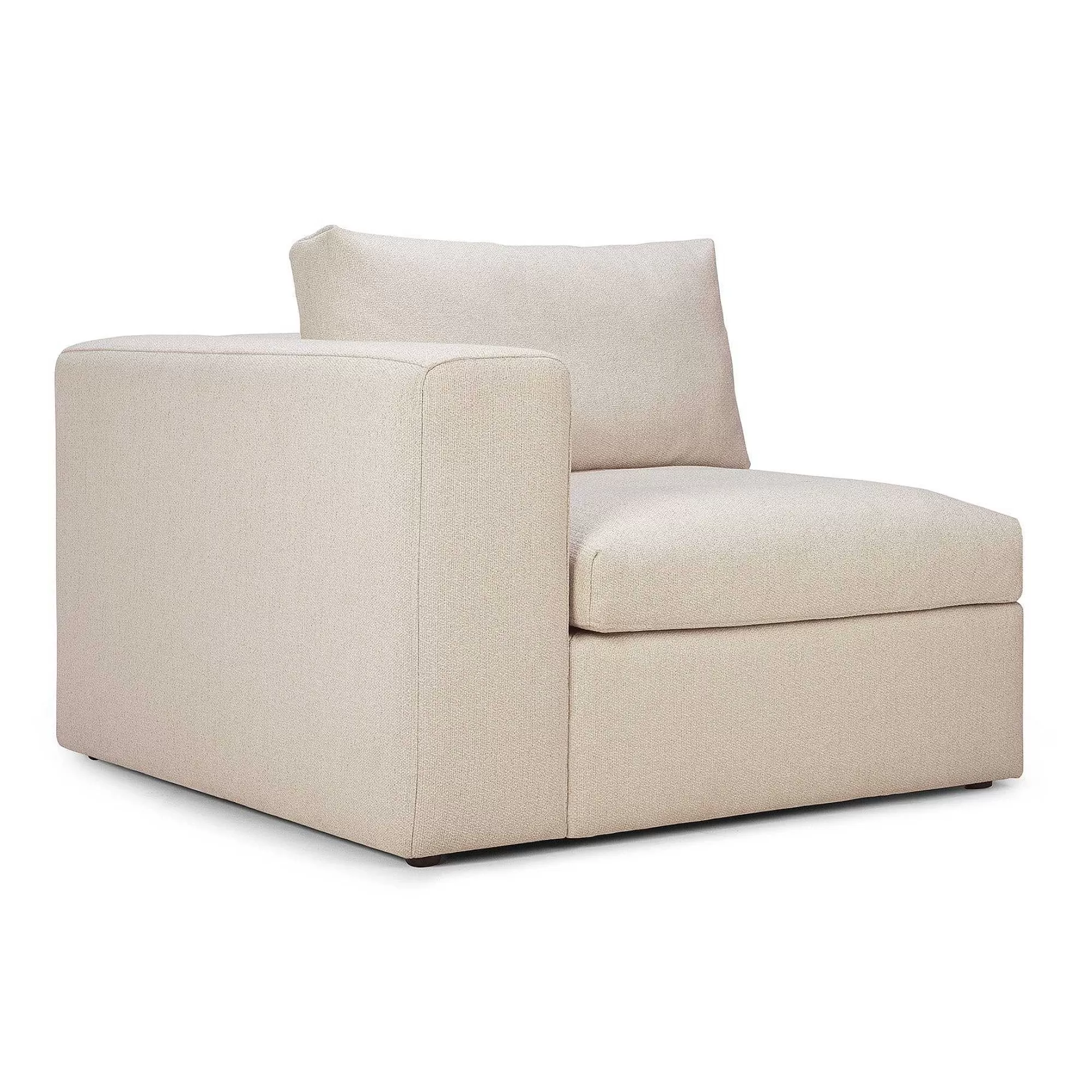 Be Home Sofas<Mellow End Seater With Right Arm Eco Fabric Sofa, Off White