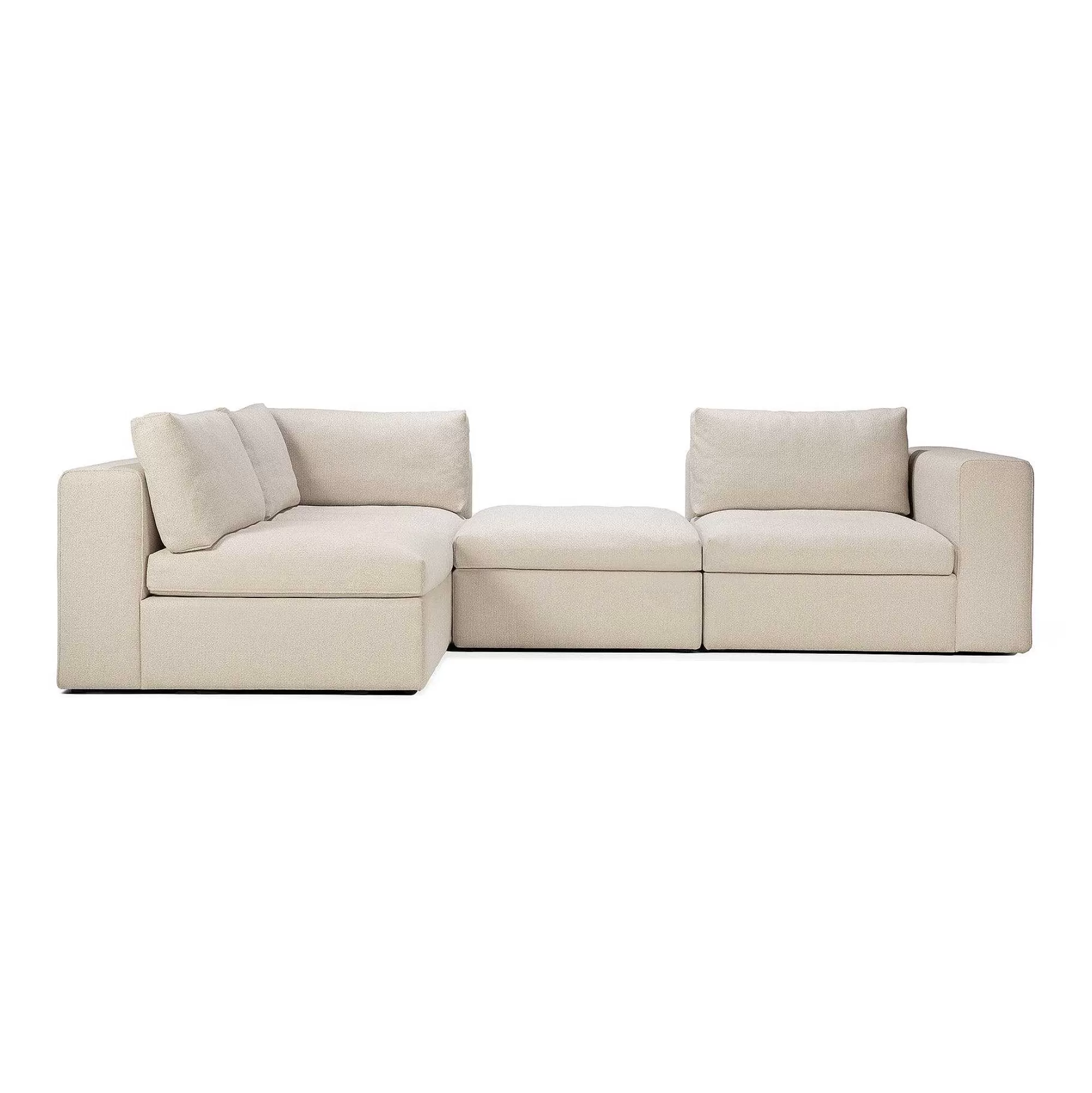 Be Home Sofas<Mellow Footstool Eco Fabric Sofa, Off White