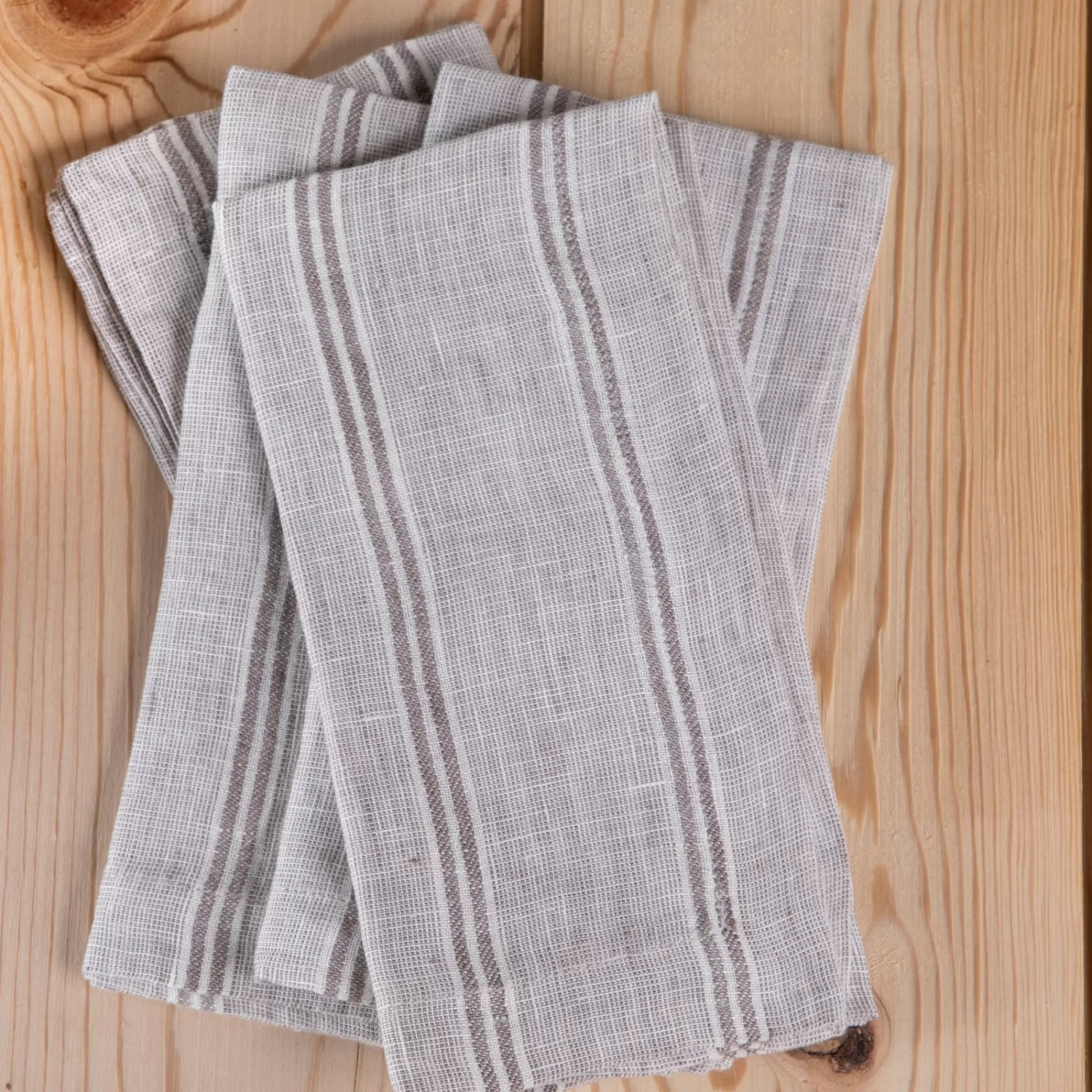 Best Sale Be Home Mendocino Napkins, Stone, Set of 4