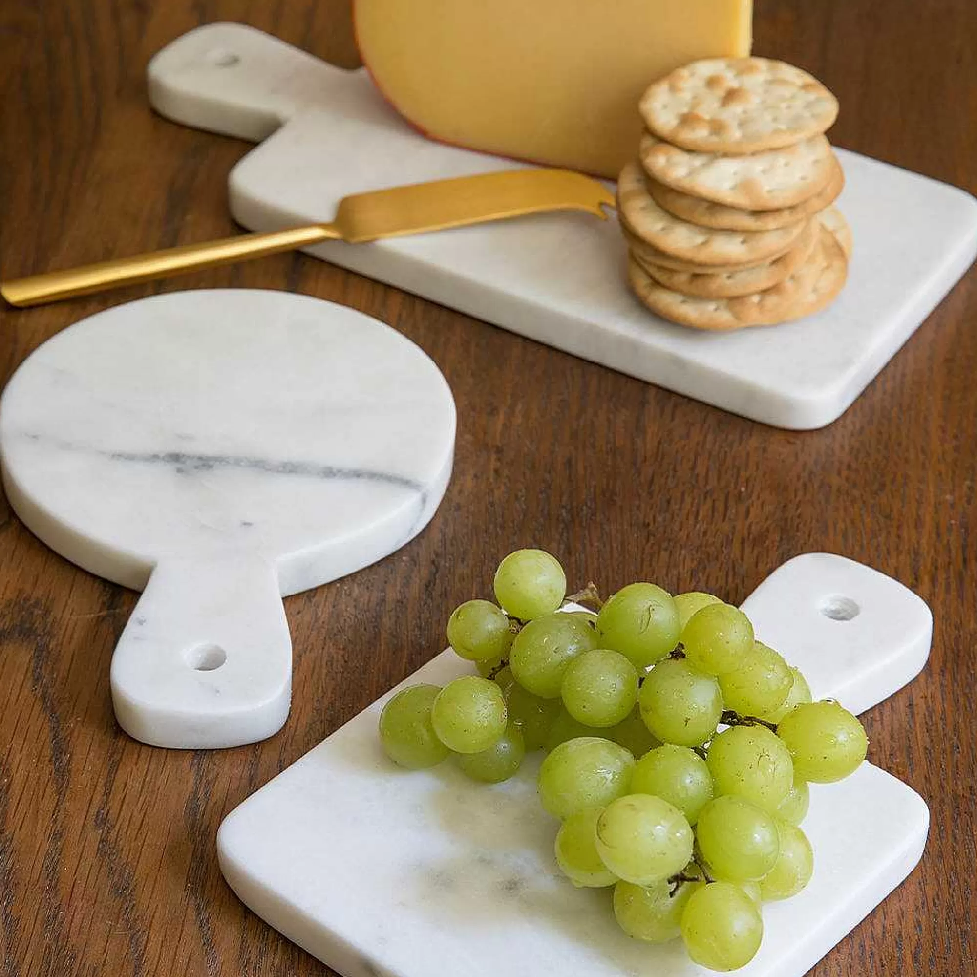 Be Home Marble Serving Boards<Mini Rectangle White Marble Board