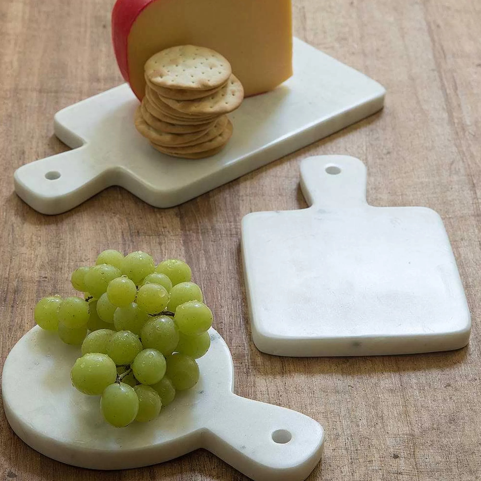 Be Home Marble Serving Boards<Mini Rectangle White Marble Board