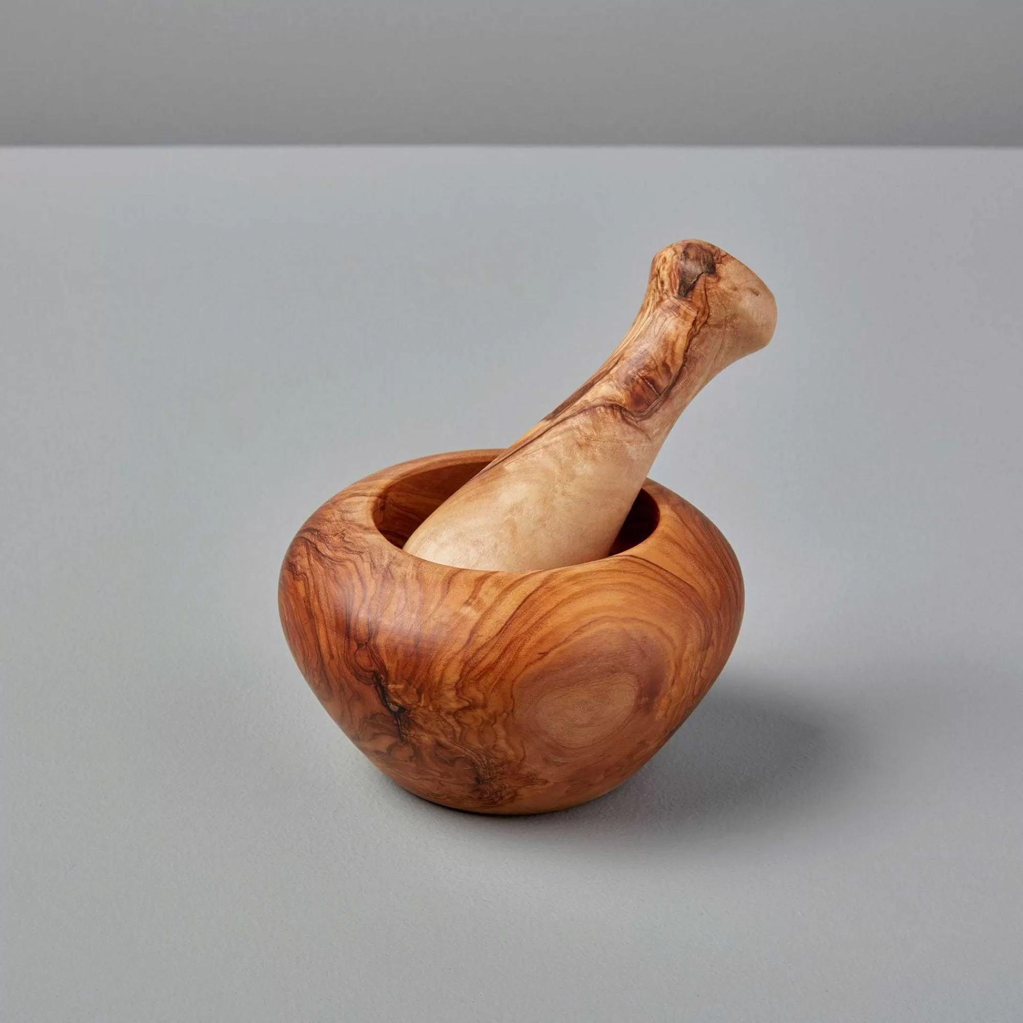 Be Home Mortar & Pestles<Olive Wood Mortar & Pestle