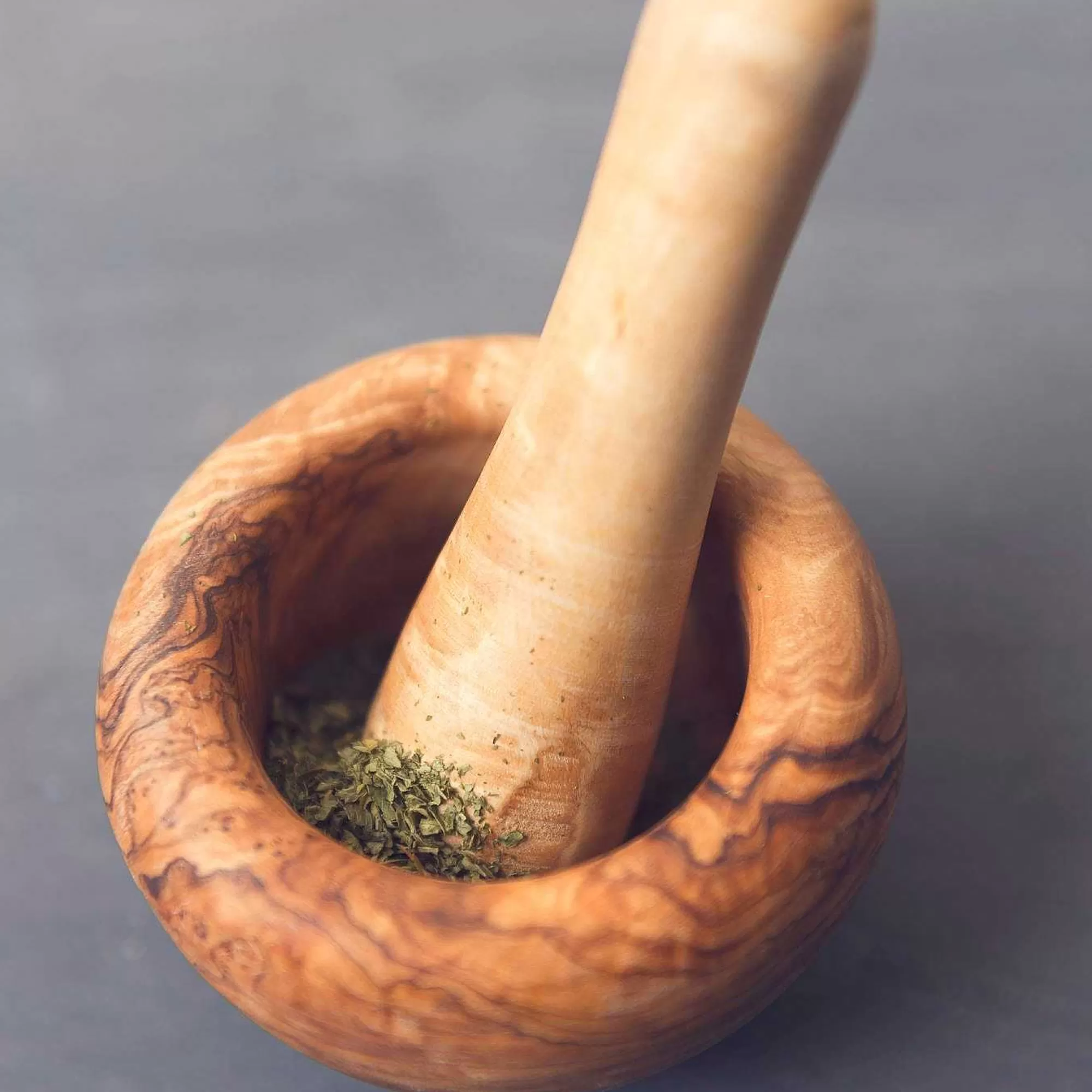 Be Home Mortar & Pestles<Olive Wood Mortar & Pestle