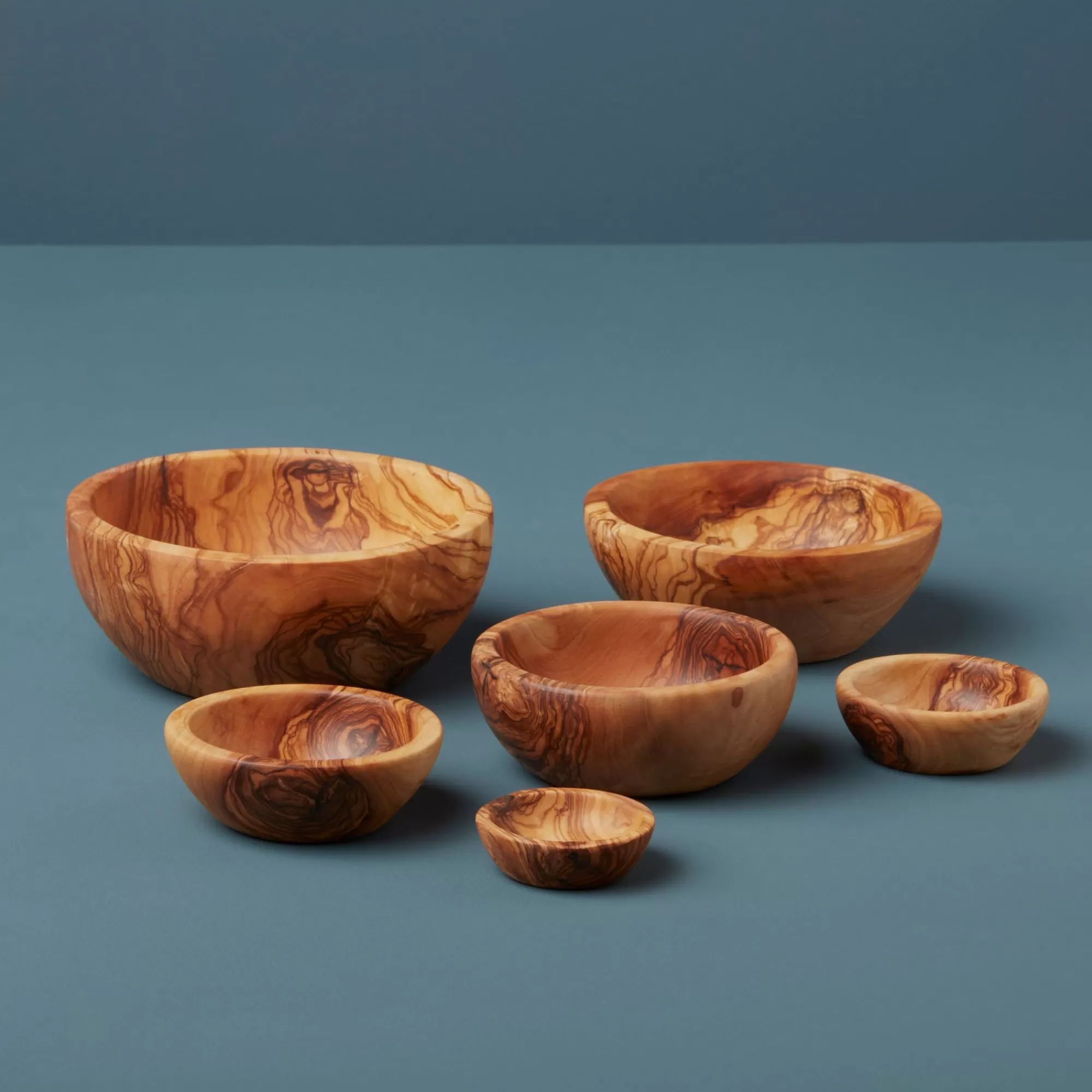 Cheap Be Home Olive Wood Nesting Bowls, Set of 6