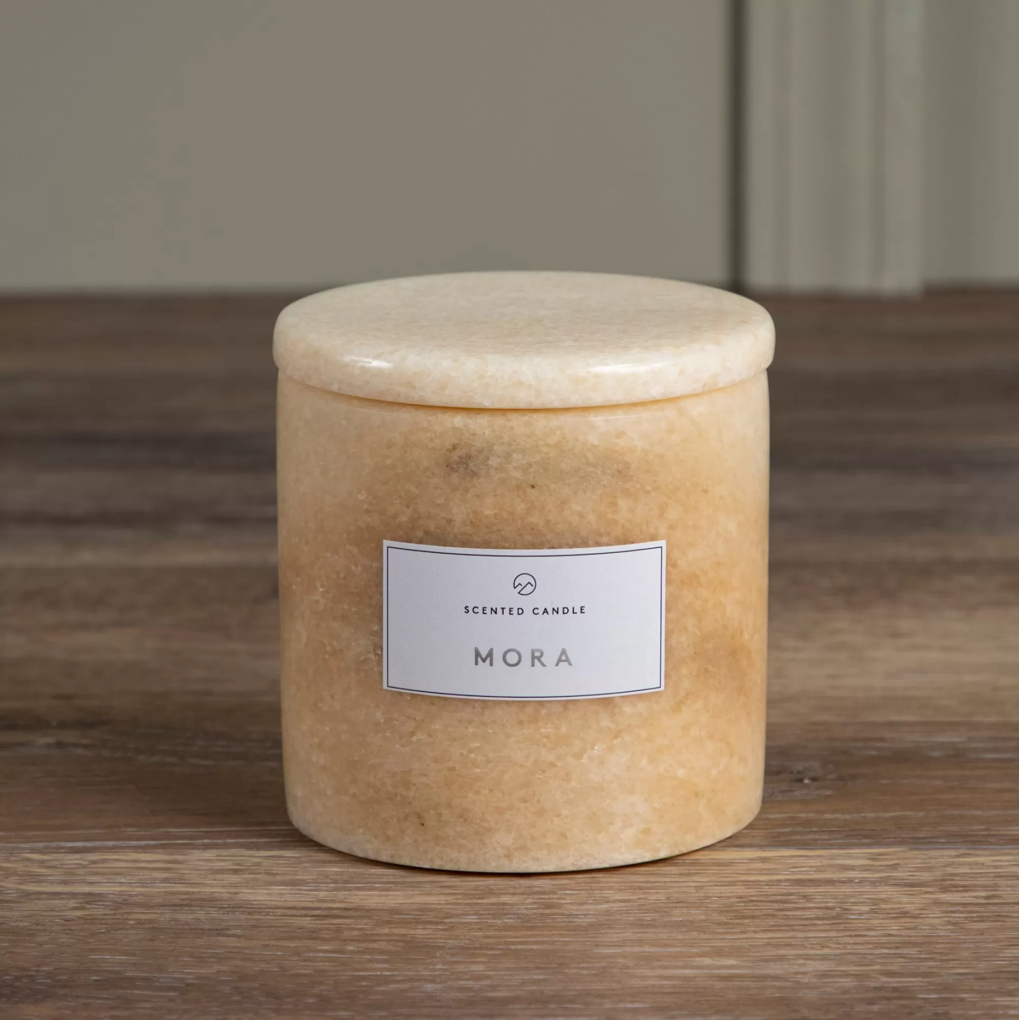 Best Be Home Pesa Marble Candle, Mora