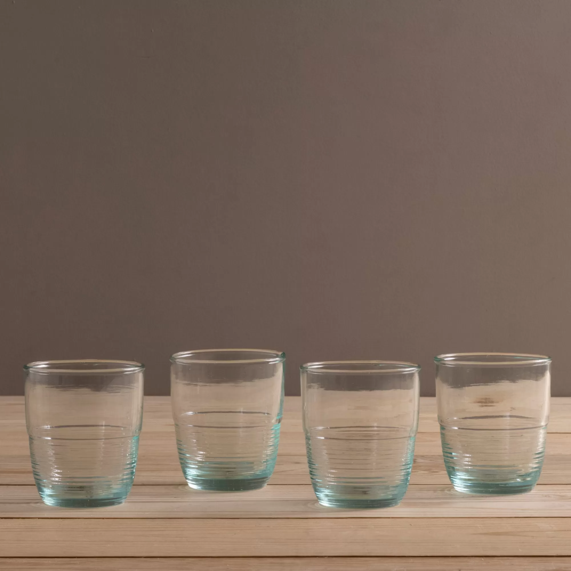 Best Be Home Premium Recycled Short Ripple Tumbler, Set of 4