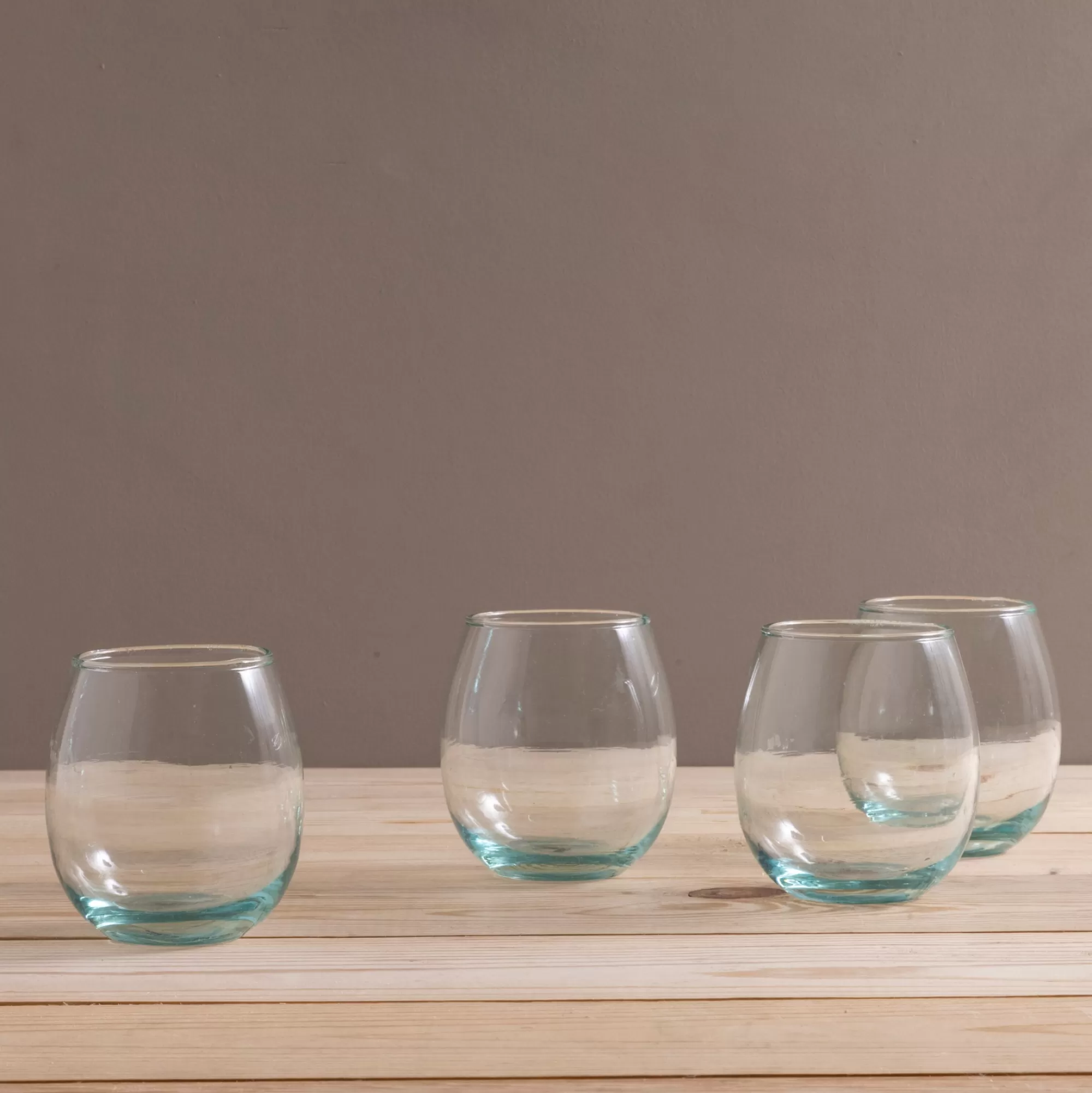 Discount Be Home Premium Recycled Stemless Wine Glass, Set of 4