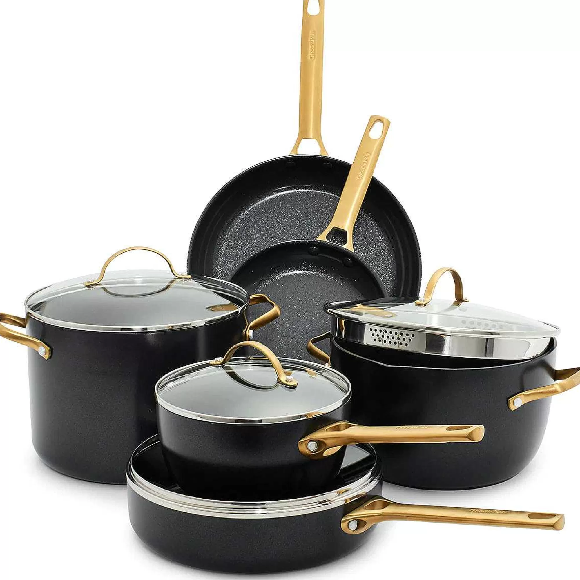 Be Home Cookware<Reserve Cookware 10 Piece Set, Black