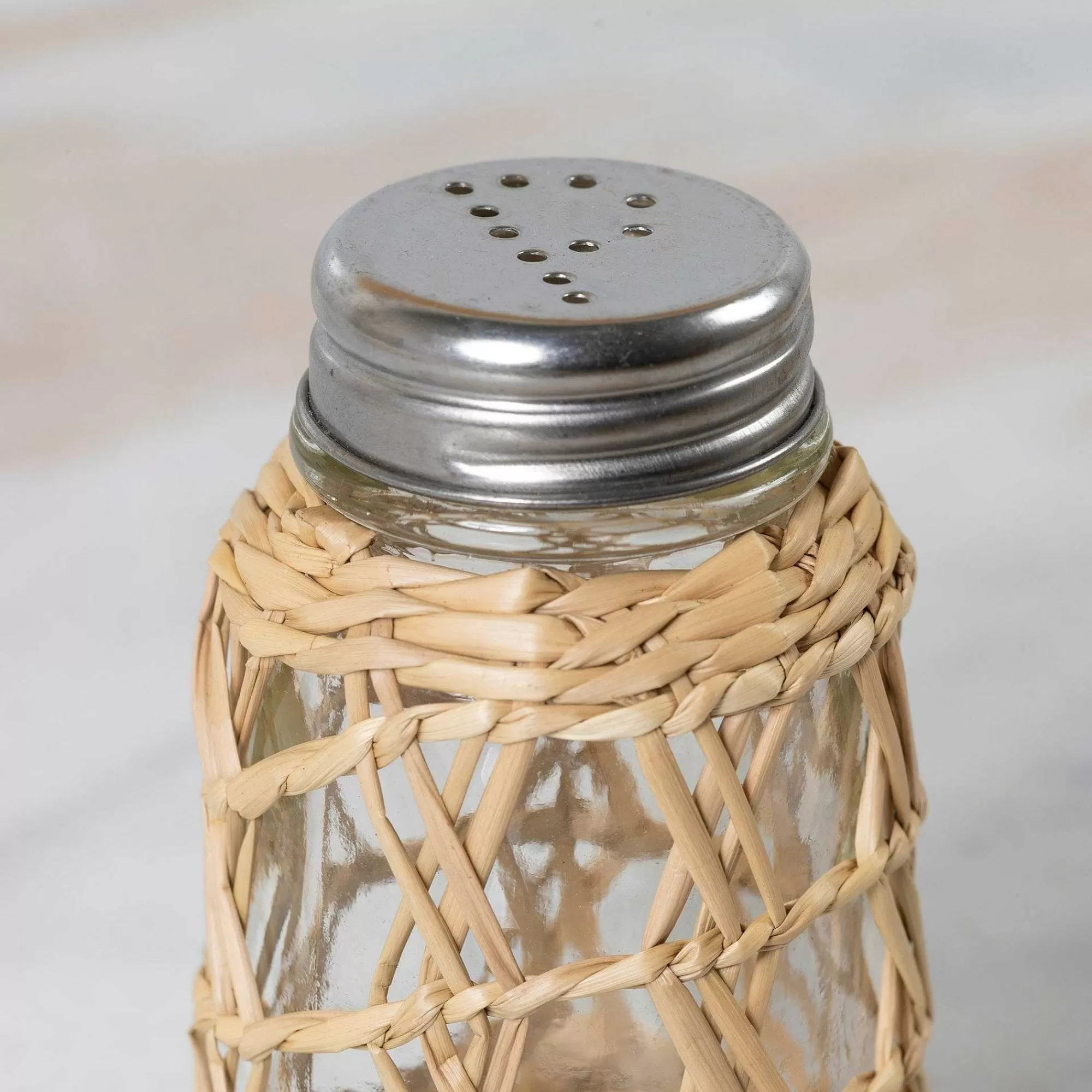 Be Home Salt & Pepper<Seagrass Cage Salt & Pepper Set