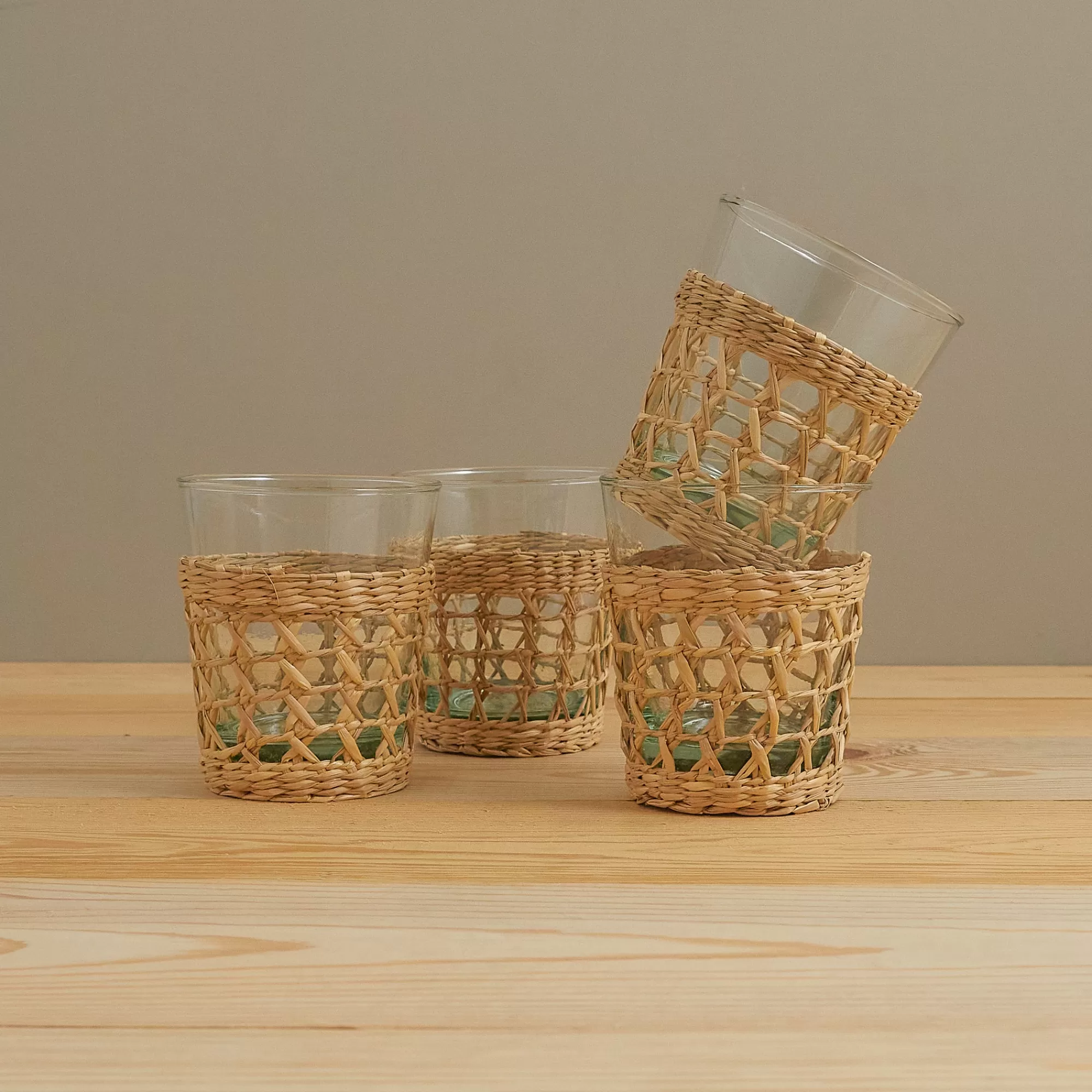 Best Be Home Seagrass Tumbler, Set of 6