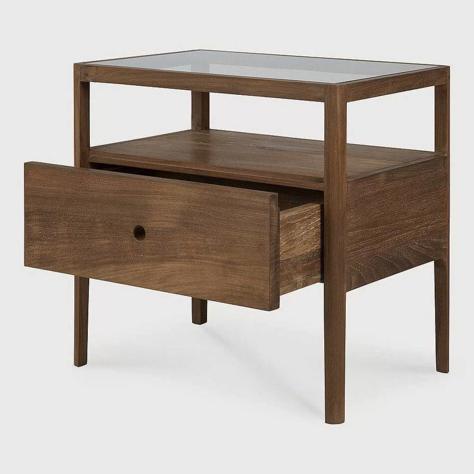 Be Home Bedside Tables<Spindle Solid Reclaimed Teak Bedside Table