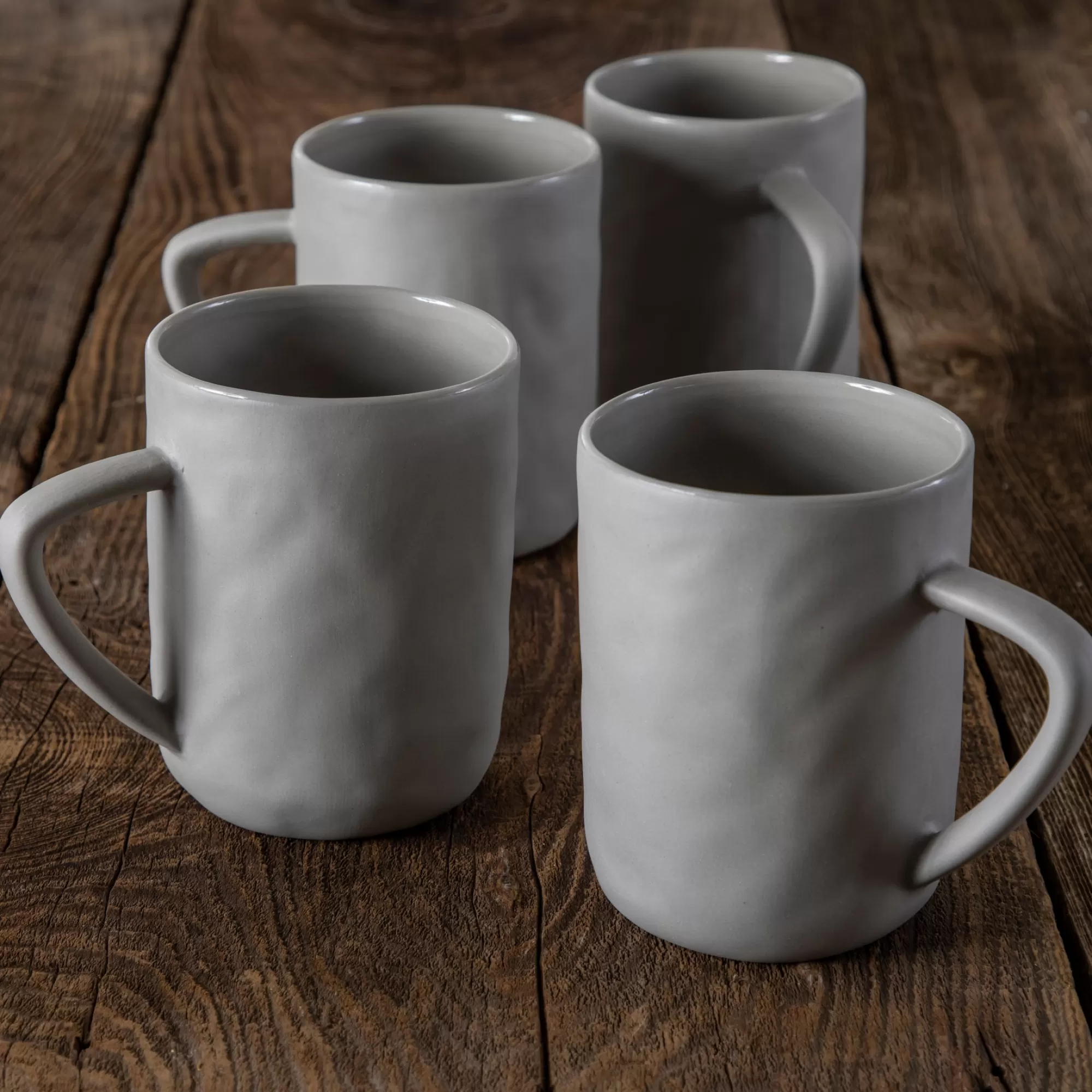 Cheap Be Home Tam Stoneware Mug, Sterling, Set of 4