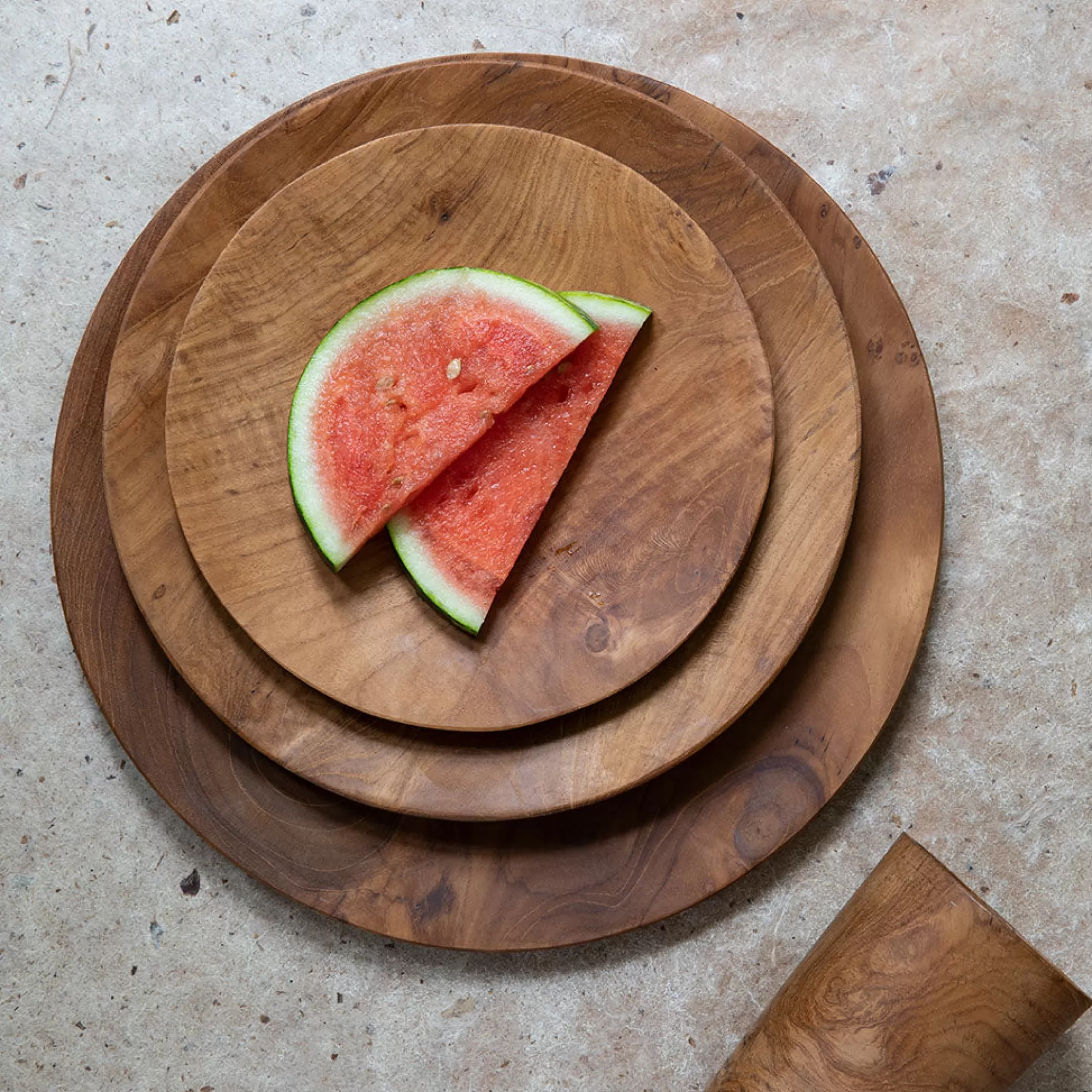 Store Be Home Teak Dinner Plate